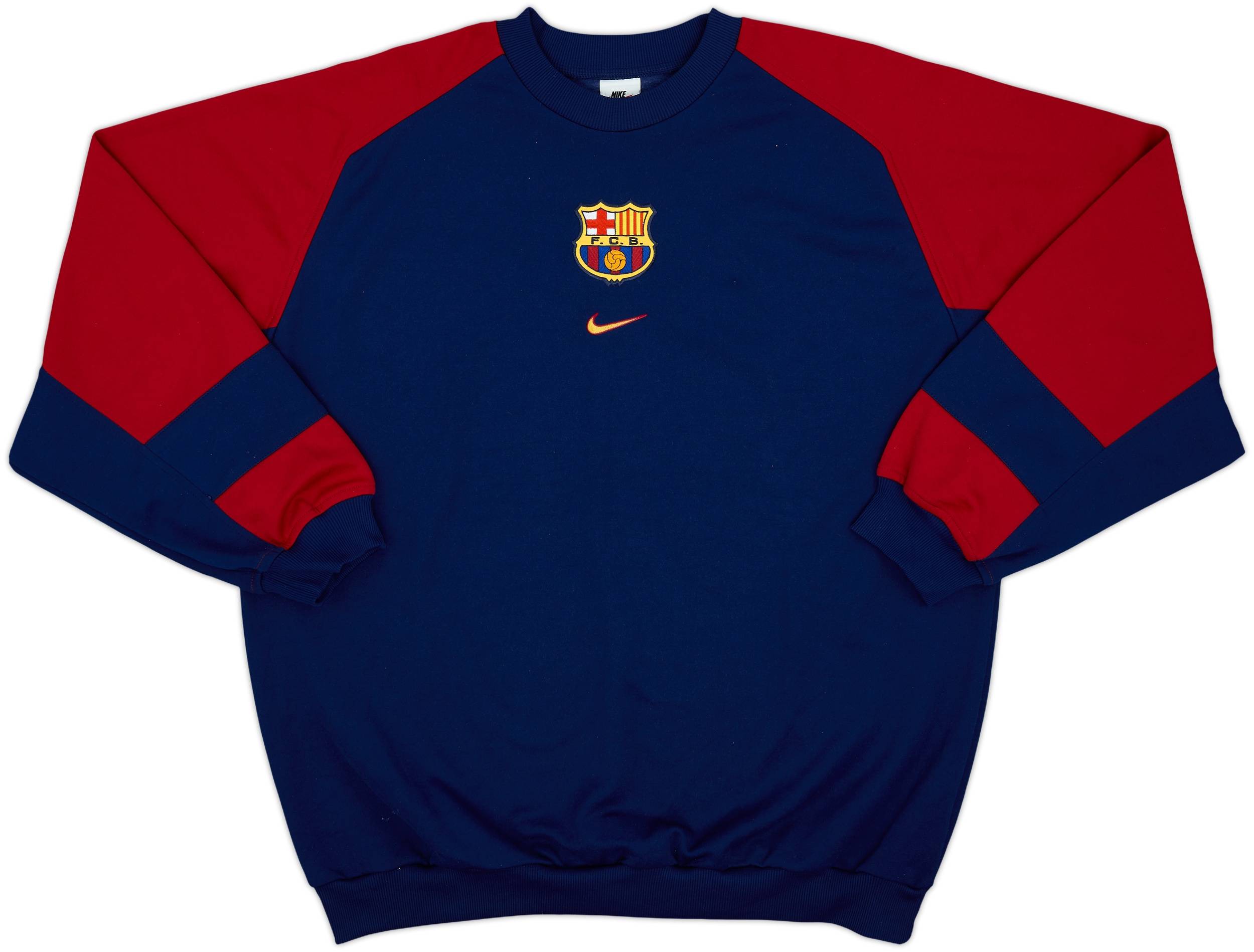正規品Nike Barcelona 1999-01 Kluivert 9 XL F.C.Barcelona Nike 1998/99 #19 Kluivert Patrick Third Soccer