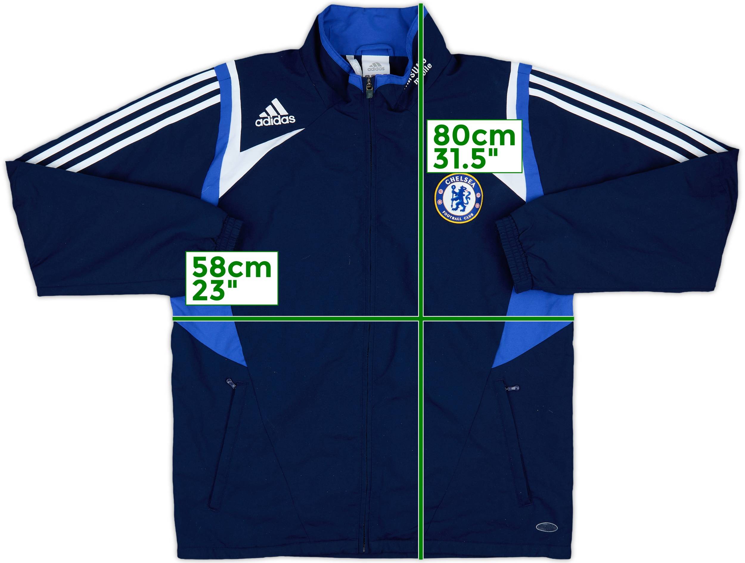adidas CHELSEA RY448 Lサイズ 2010-11 Chelsea adidas Hooded Rain Jacket - 8/10 - (XL)