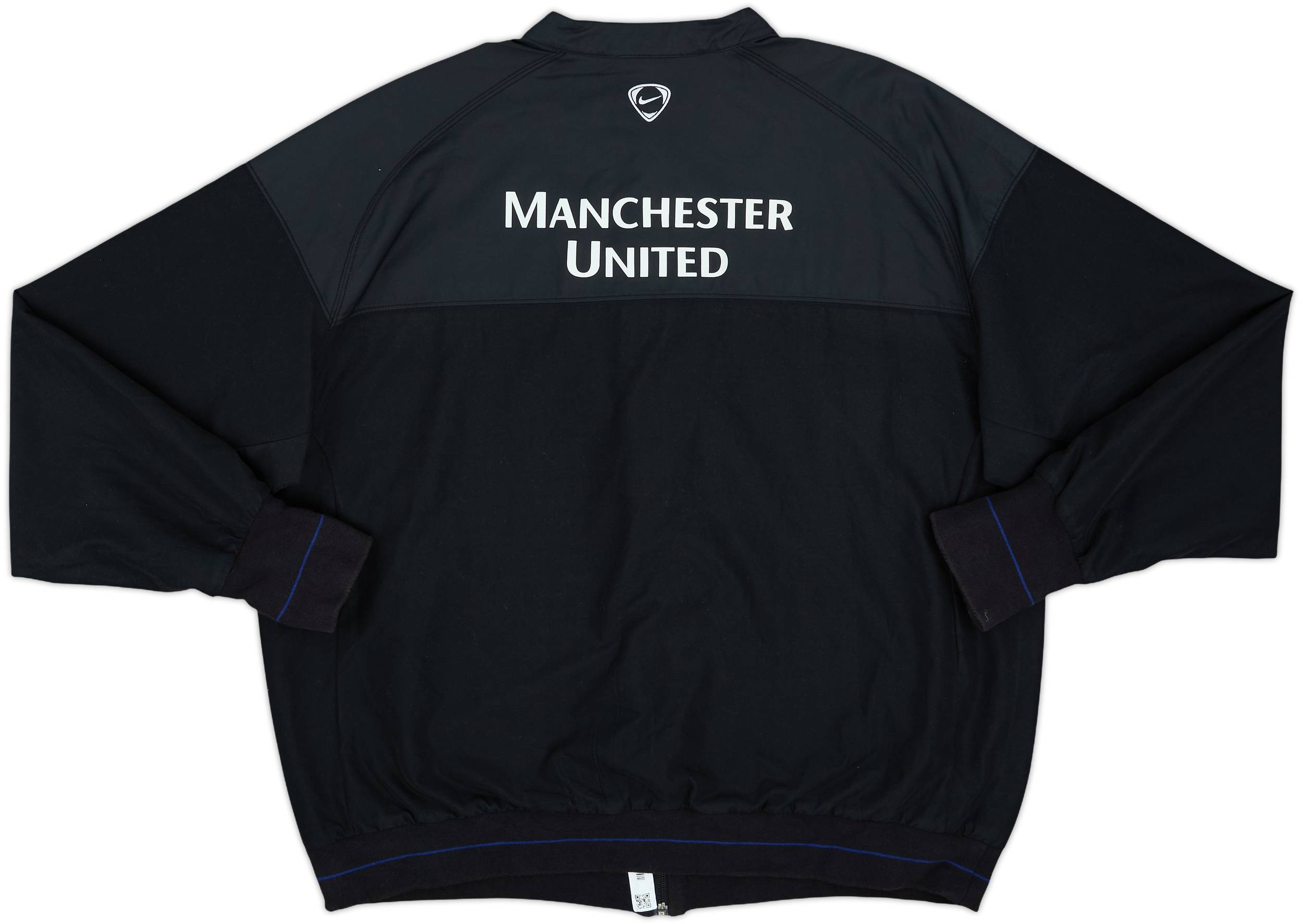 Nike Manchester United 長袖シャツ 黒 2009-10 Manchester United Nike Tracksuit - 9/10 - (L)