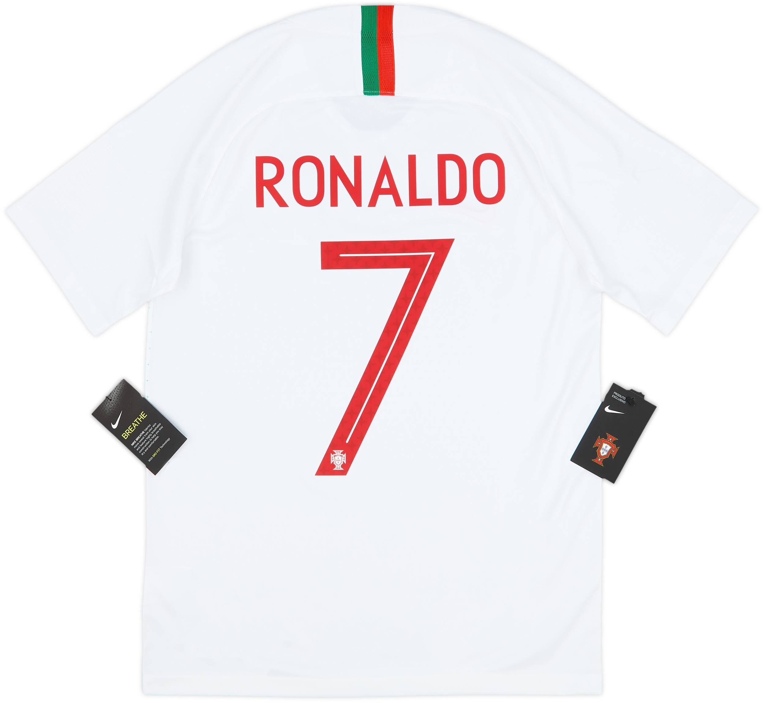 2018-19 Portugal Away Shirt Ronaldo #7 (S)