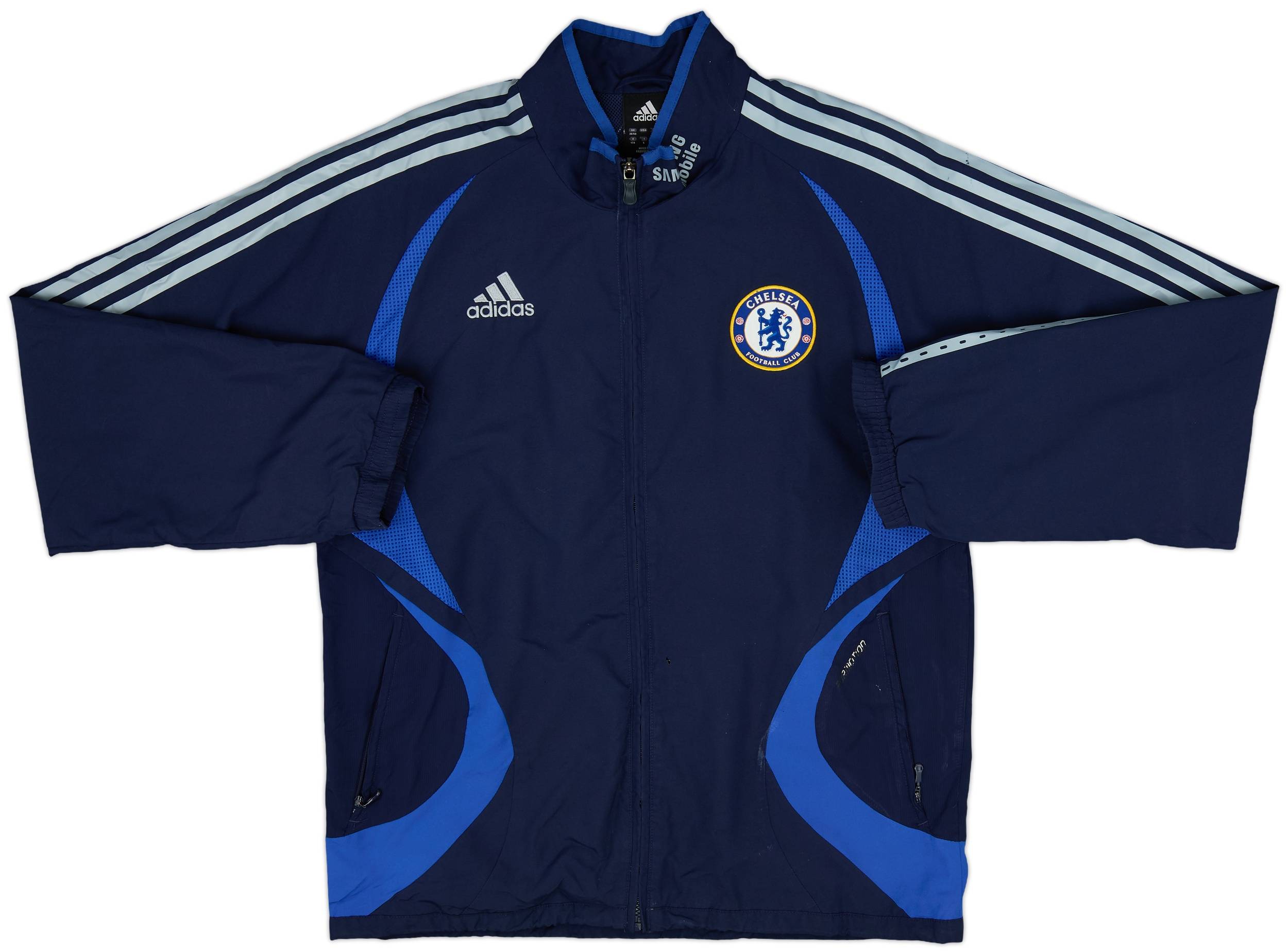 adidas CHELSEA RY448 Lサイズ 2007-08 Chelsea adidas CL 1/4 Zip Drill Top - 8/10 - (L)