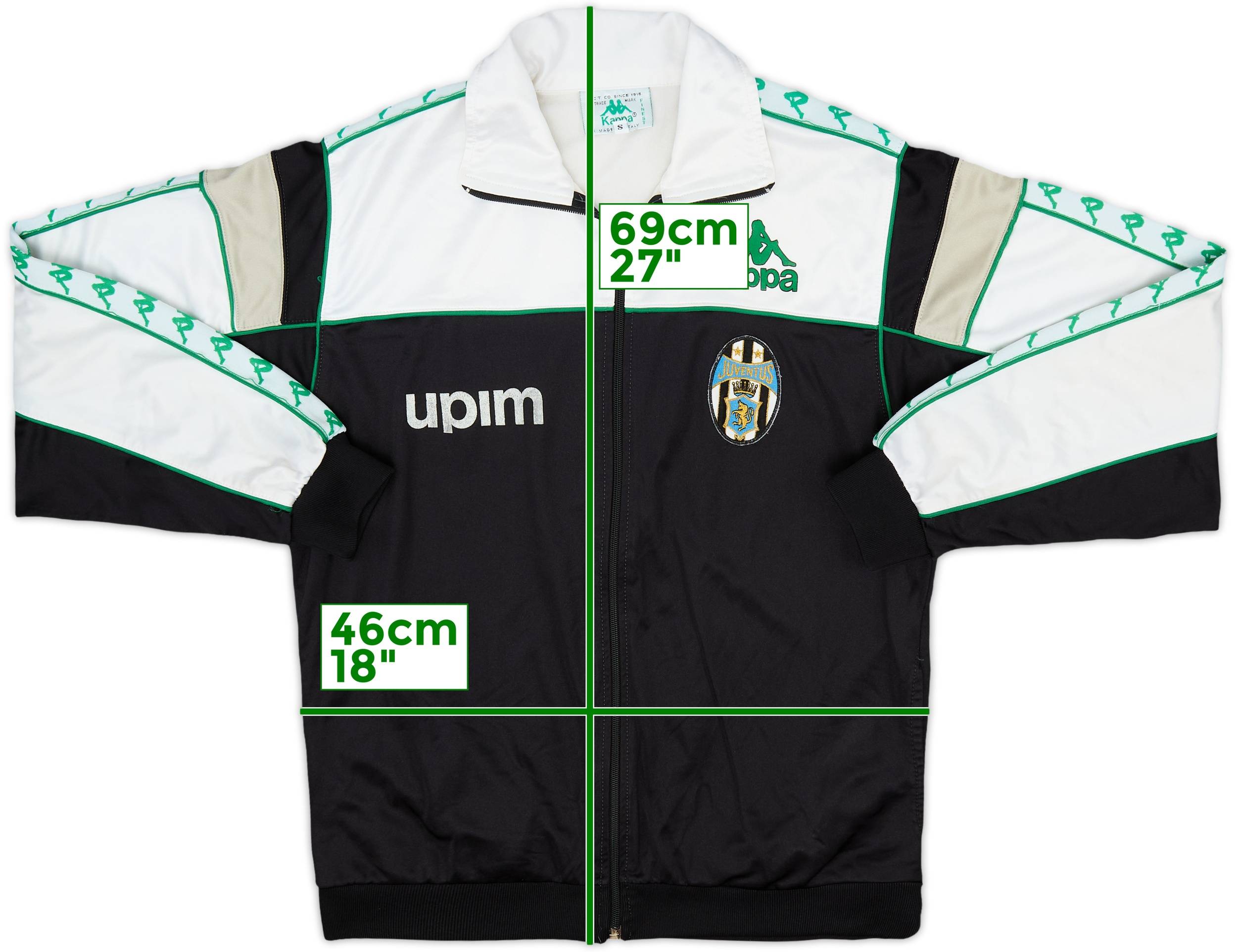1990-91 Juventus Kappa Track Jacket - 8/10 - (S)