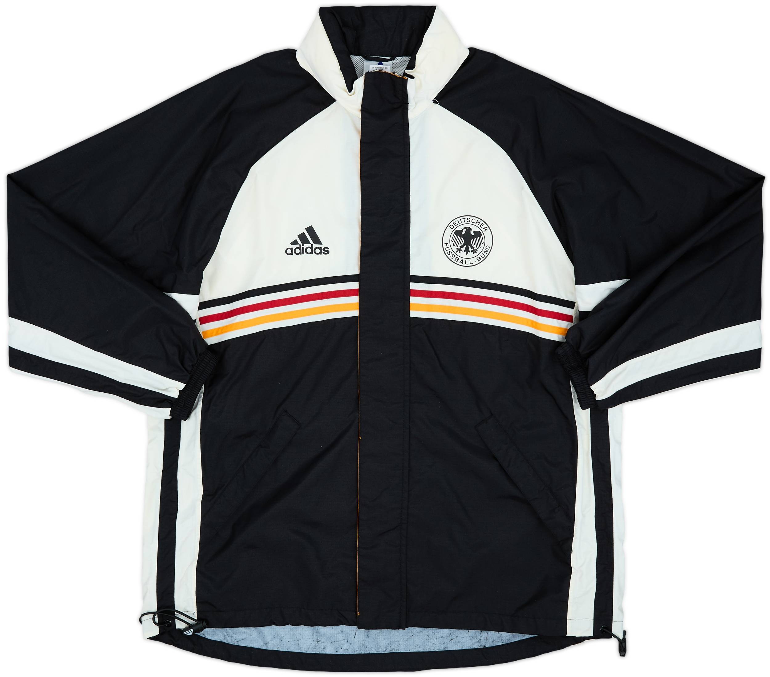 1998-00 Germany adidas Hooded Rain Jacket - 8/10 - (L)