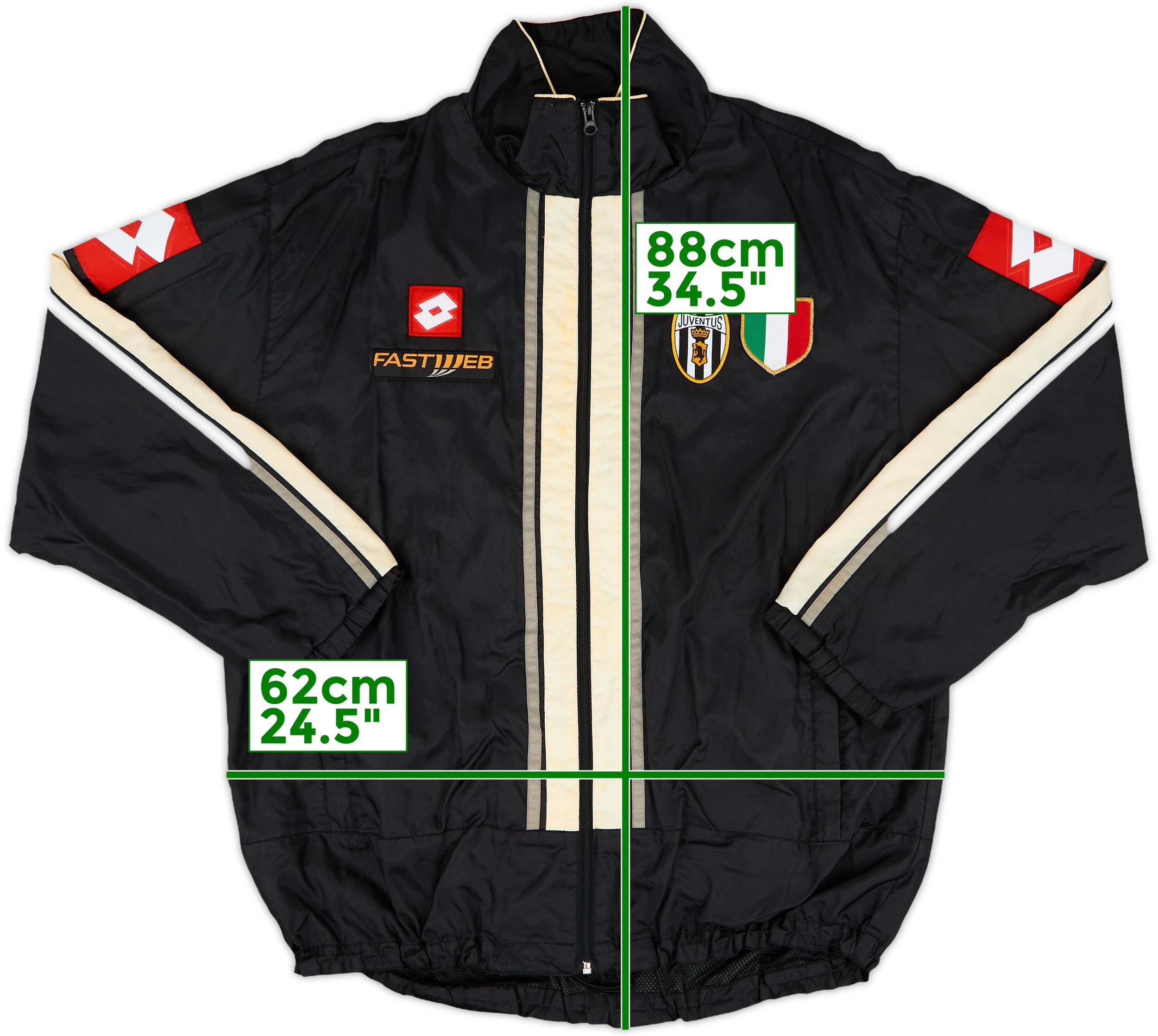 2002-03 Juventus Lotto Rain Jacket - 7/10 - (L)
