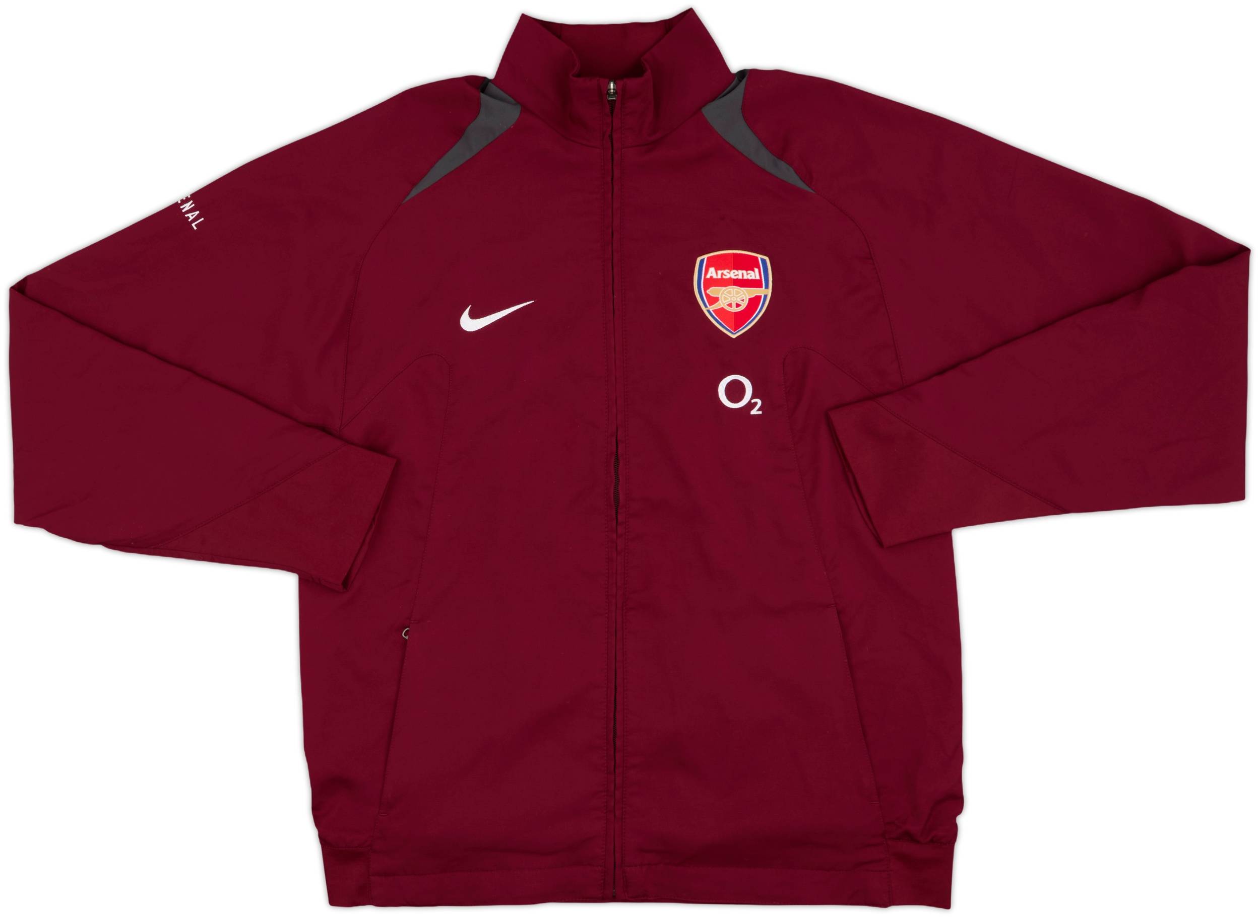 Arsenal アーセナル 2005-06 O2 トラックジャケットL Nike Arsenal 2005-2006 Vintage Football Track Jacket Sz S | eBay