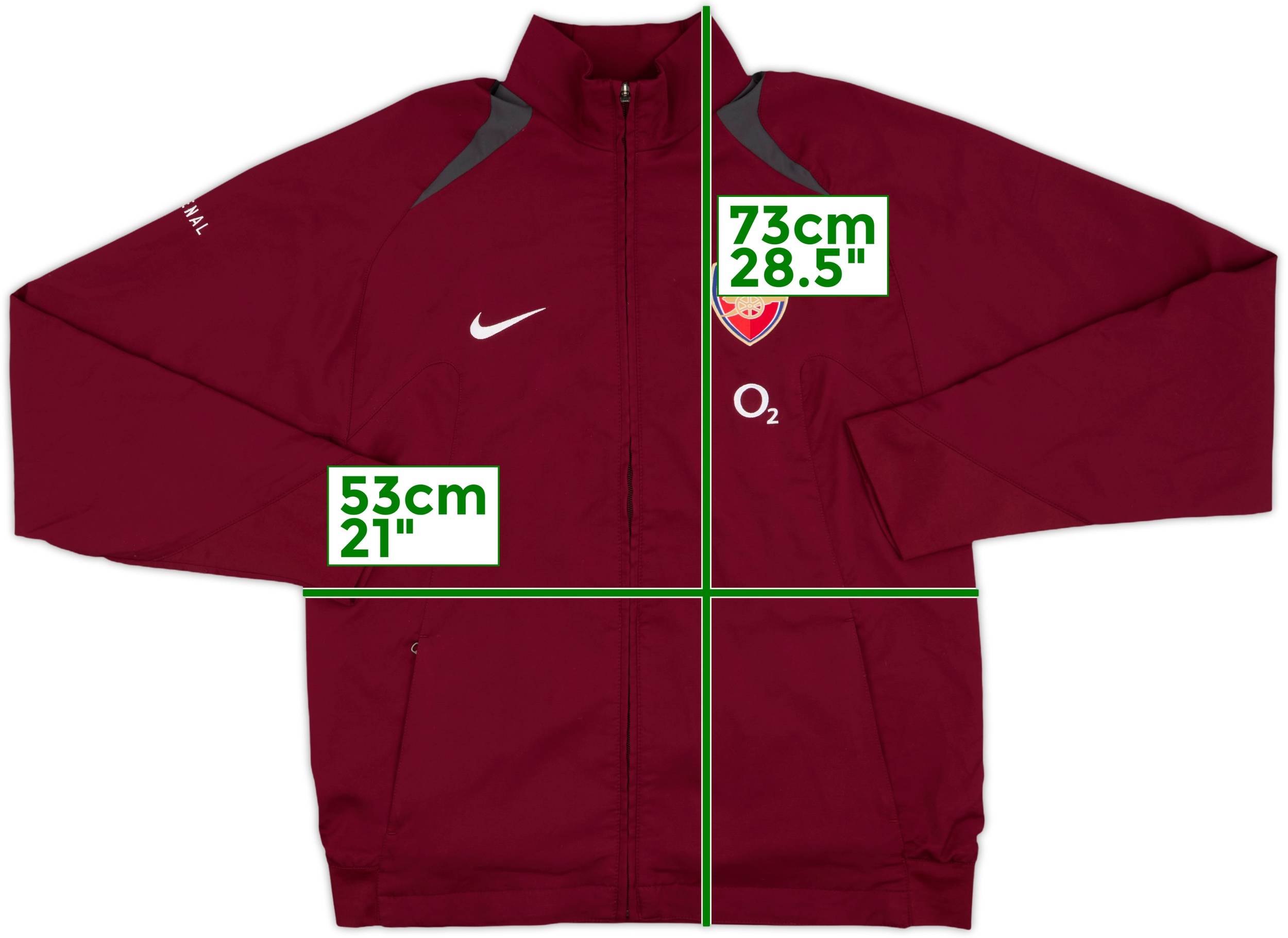2005-06 Arsenal Nike Track Jacket - 9/10 - (M)