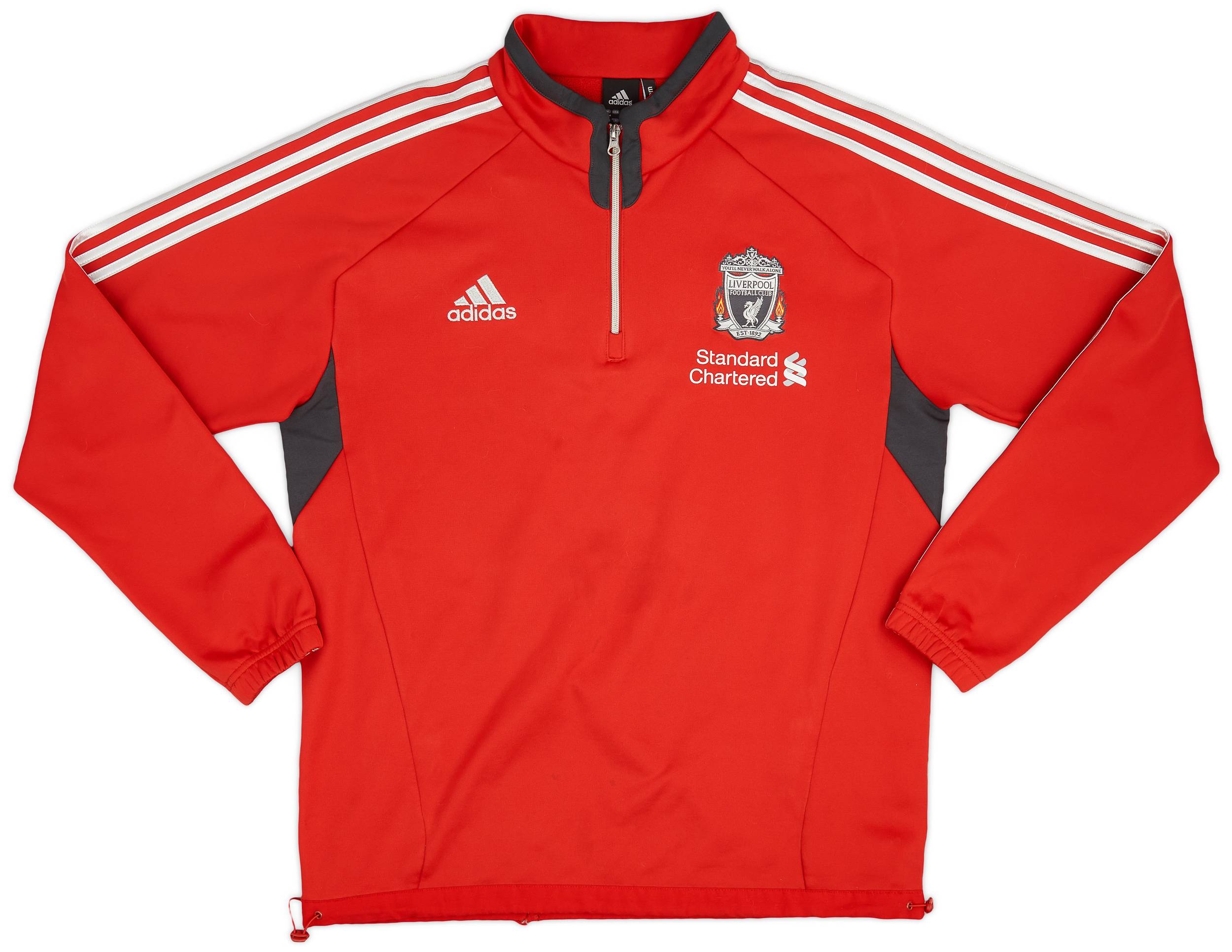 【SALE／55%OFF】 Top Drill Zip 1/4 adidas Liverpool 2011-12 - (L) - 9/10 ウェア
