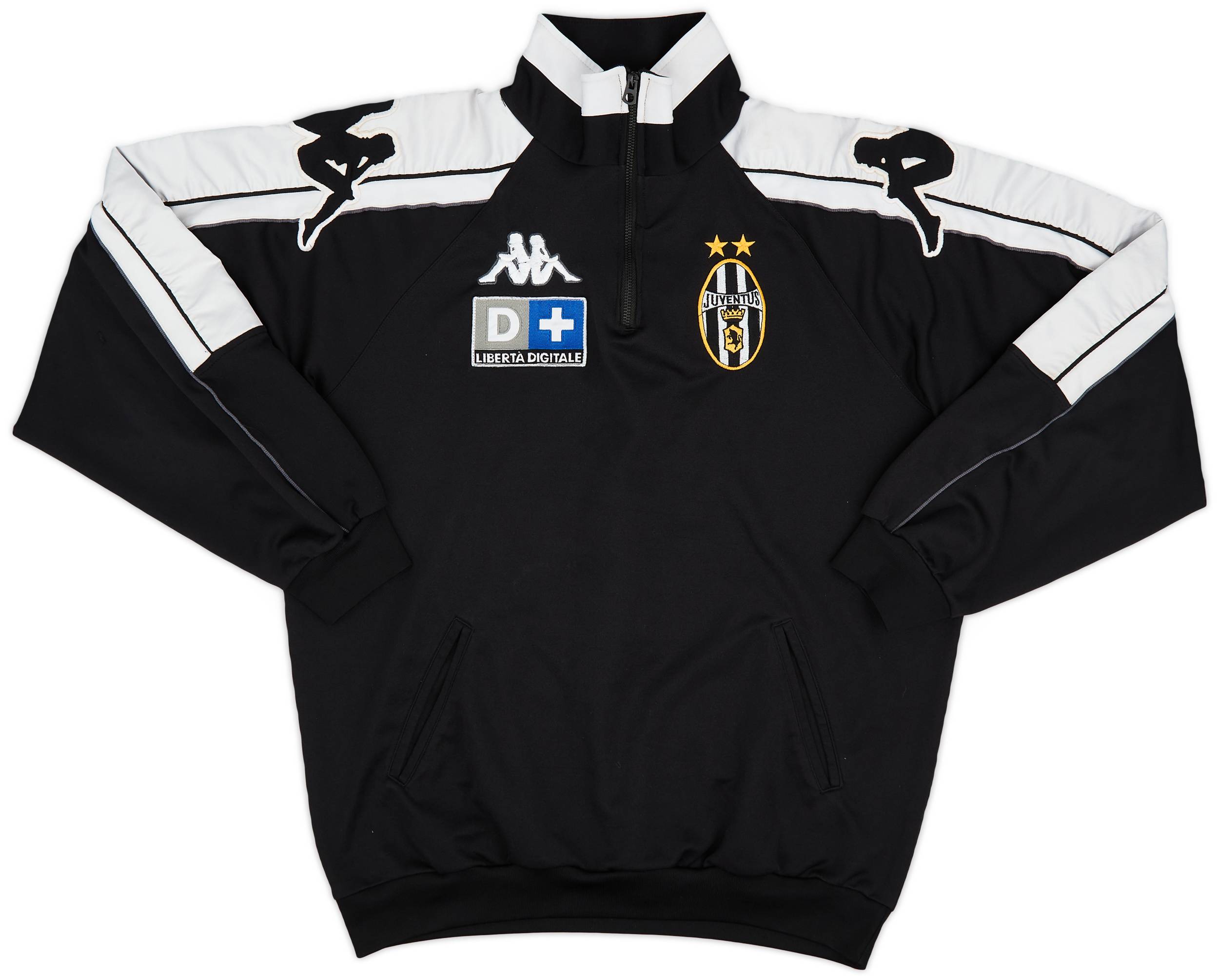 1998-99 Juventus Kappa 1/4 Zip Drill Top - 7/10 - (XL)