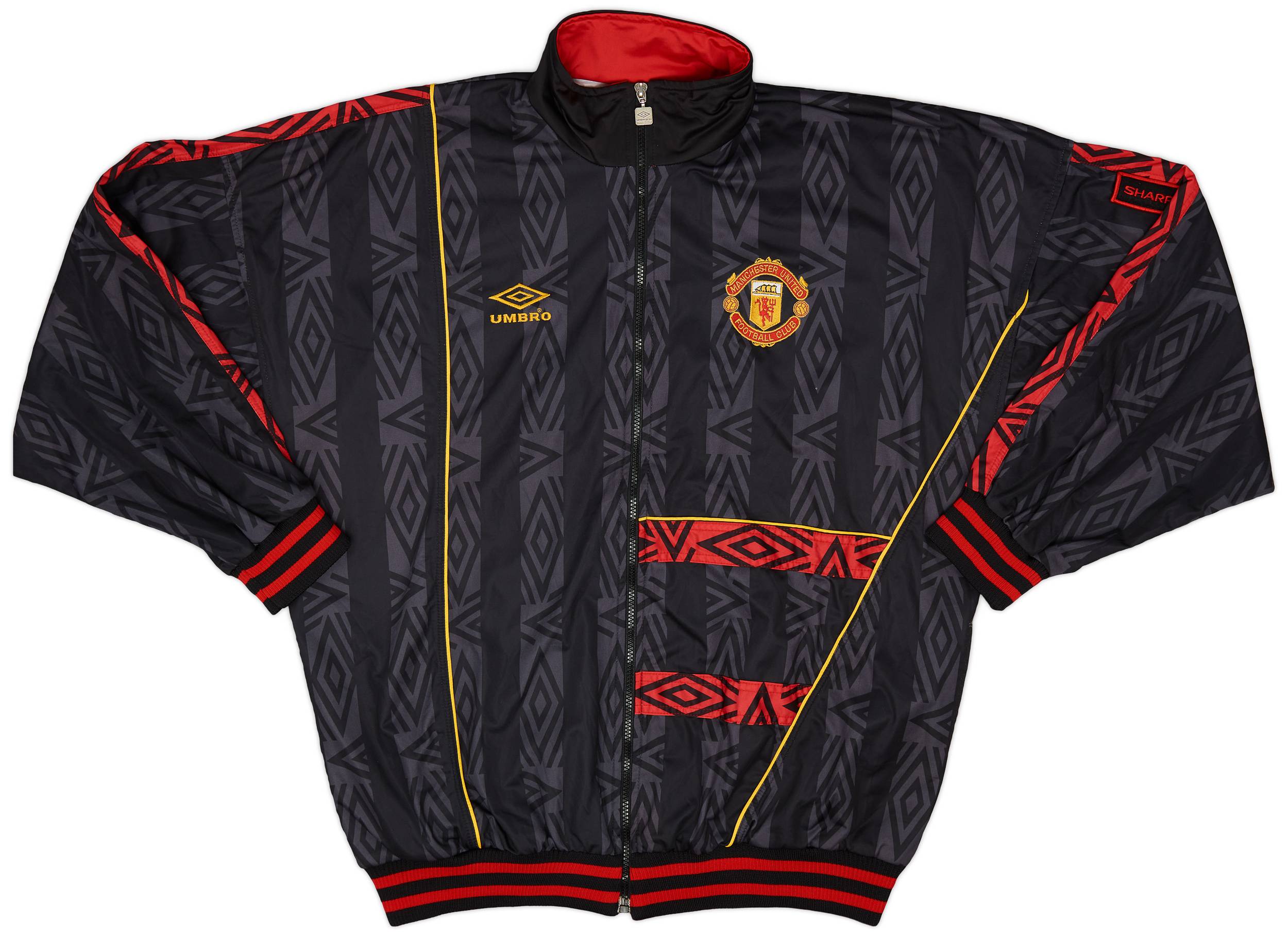 1992-93 Manchester United Umbro Track Jacket - 9/10 - (XL)