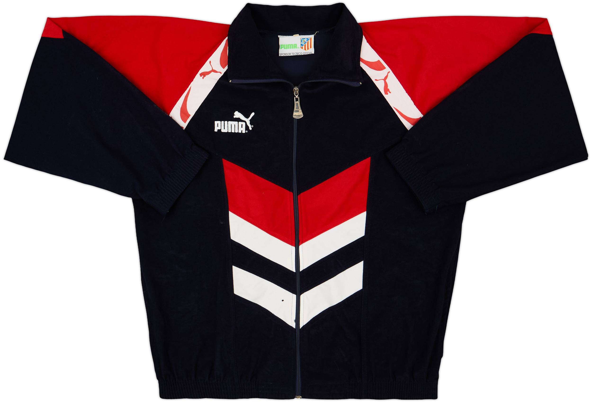 1994-95 Atletico Madrid Puma Track Jacket - 6/10 - (XL)