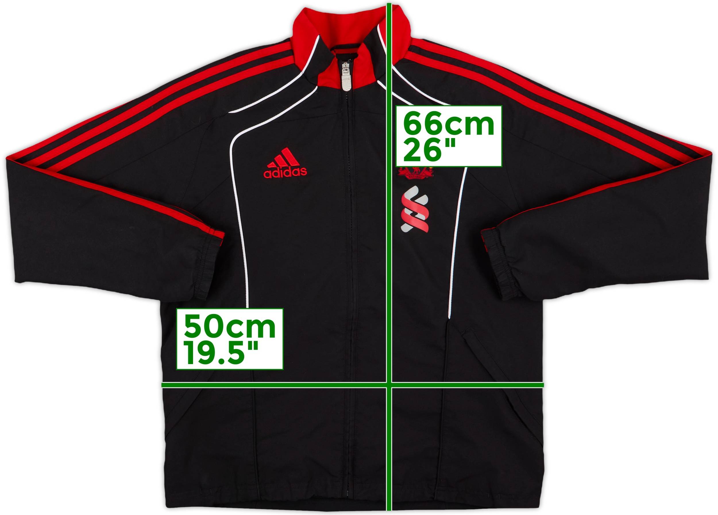 ウェア Liverpool 2010-11 adidas track jacket 2010-11 Liverpool adidas Track Jacket - 9/10 - (S)