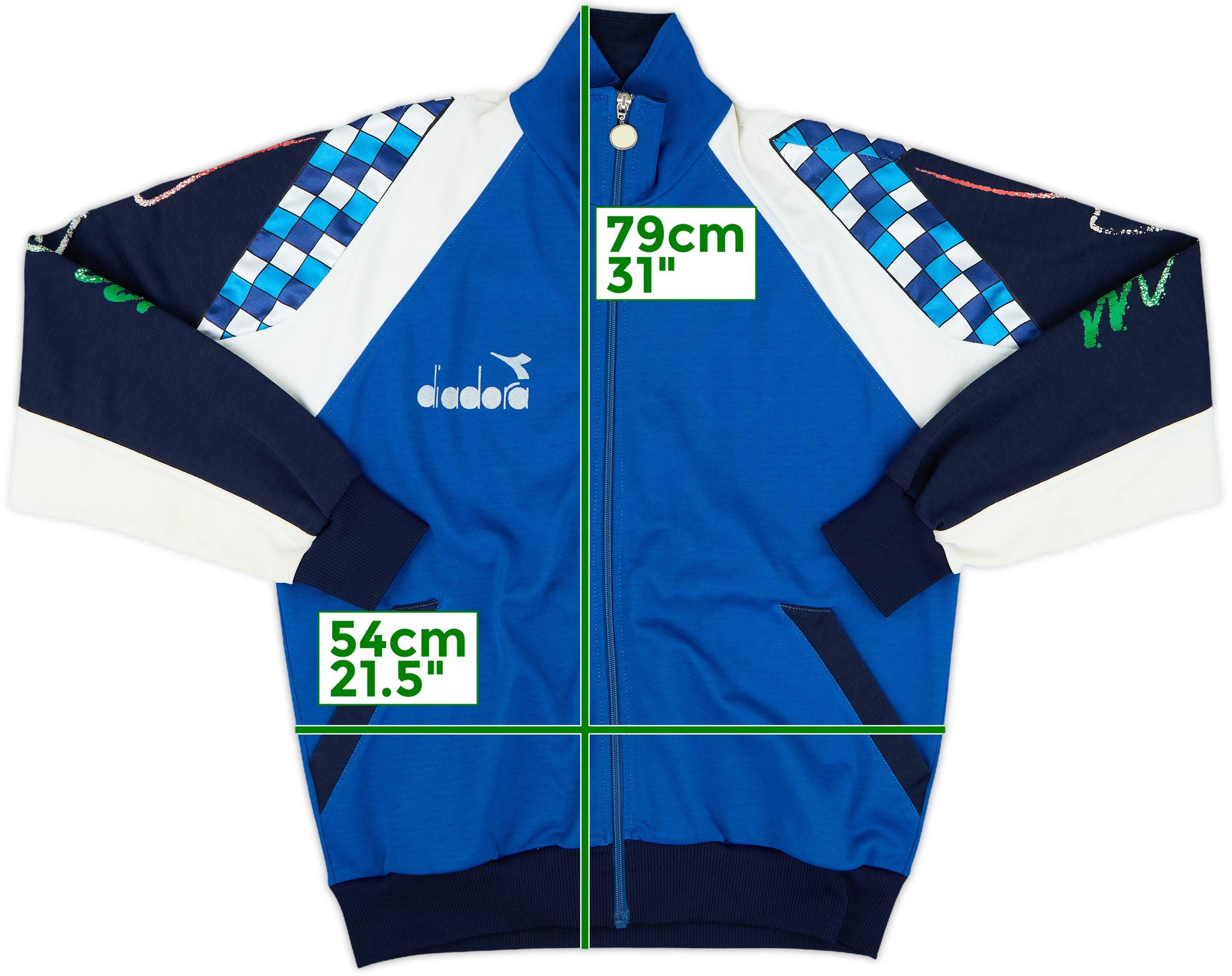 Diadora ディアドラ トラック ナイロンジャケットイタリア代表 W杯90s 1990 Diadora (Italy) Track Jacket - 8/10 - (L)