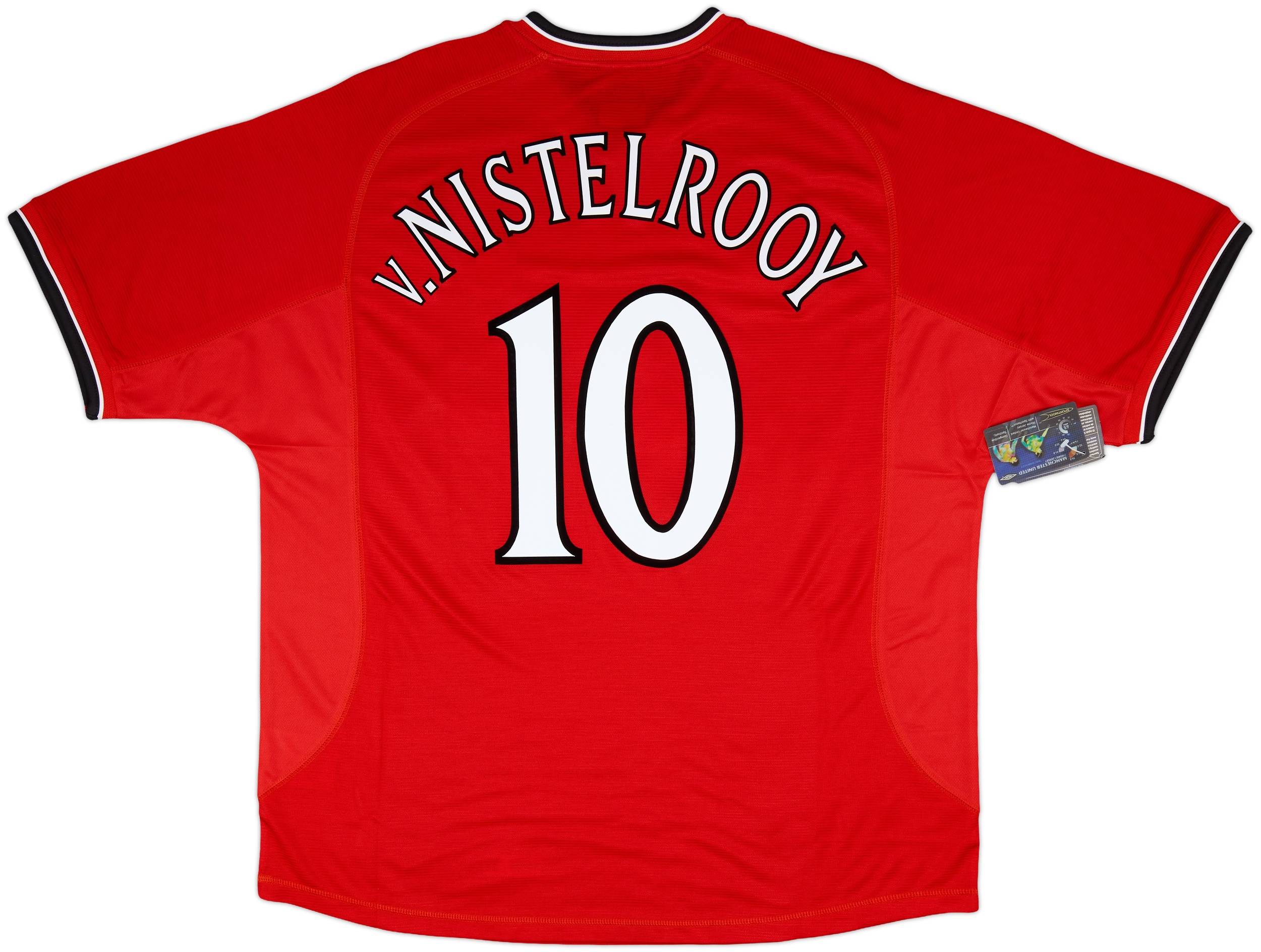 2000-02 Manchester United Home Shirt V.Nistelrooy #10 (XXL)