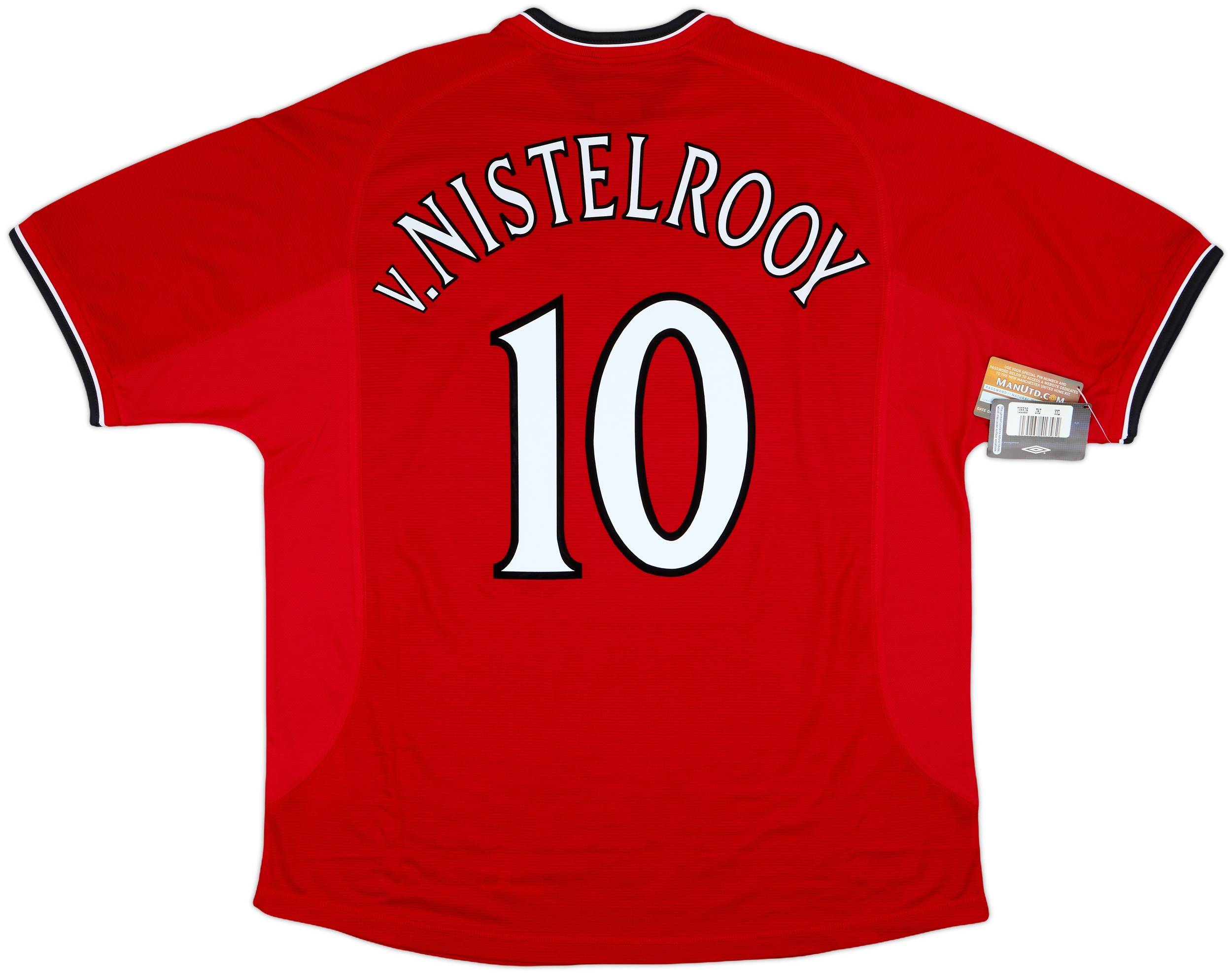 2000-02 Manchester United Home Shirt V.Nistelrooy #10 (XXL)
