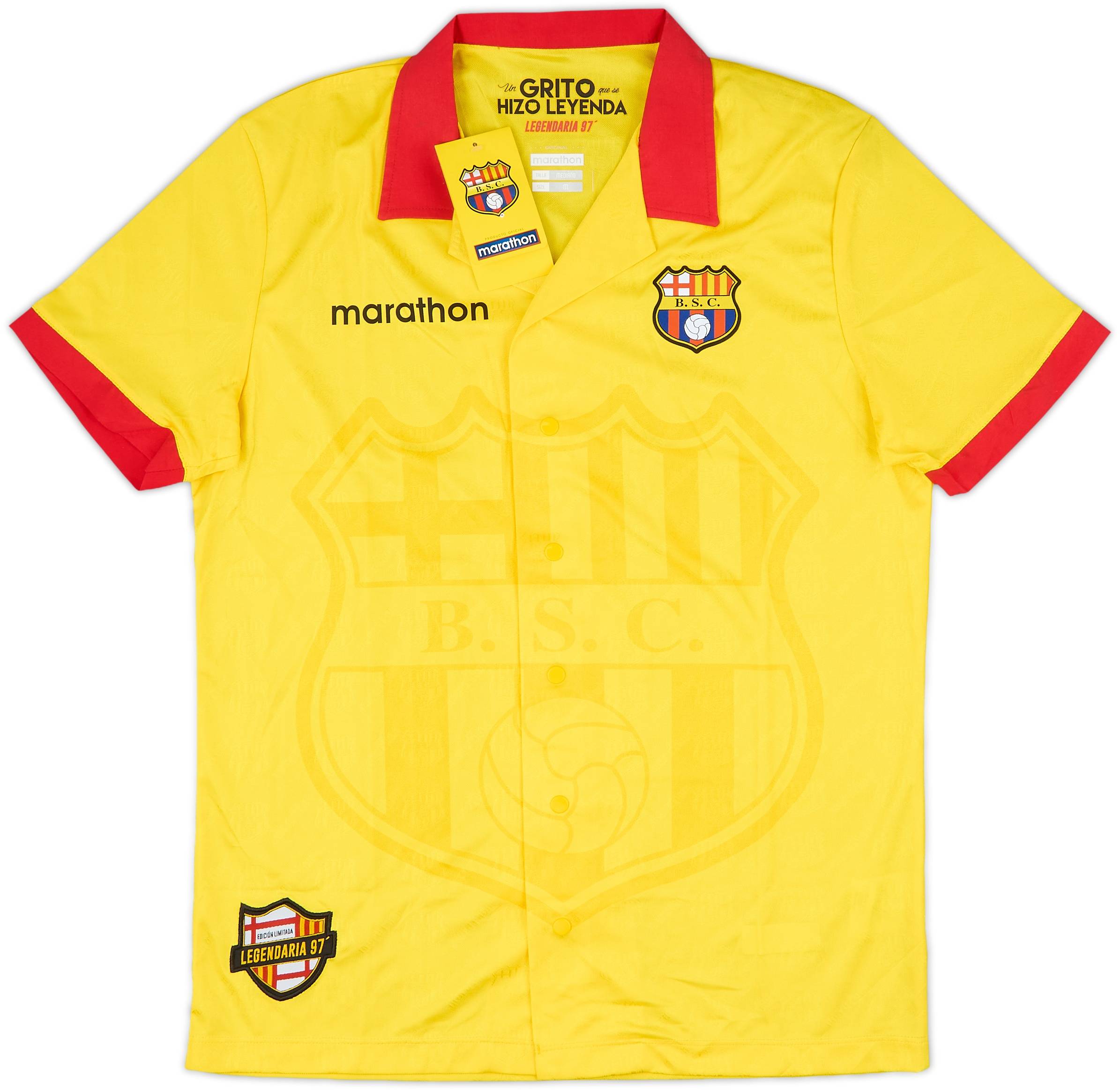 2017-18 Barcelona SC Legendaria 97 Retro Home Shirt (M)