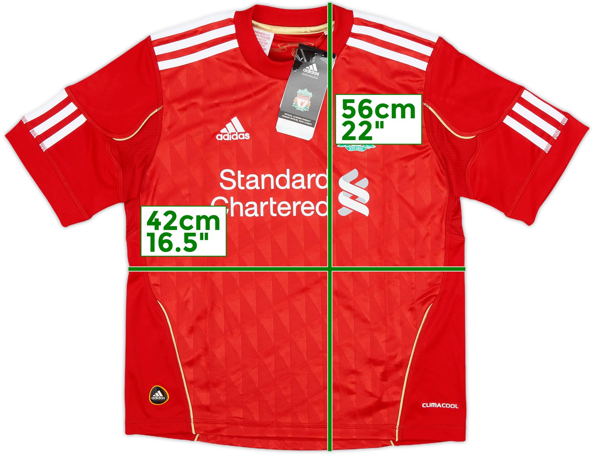 2010-12 Liverpool Home Shirt (S.Boys)