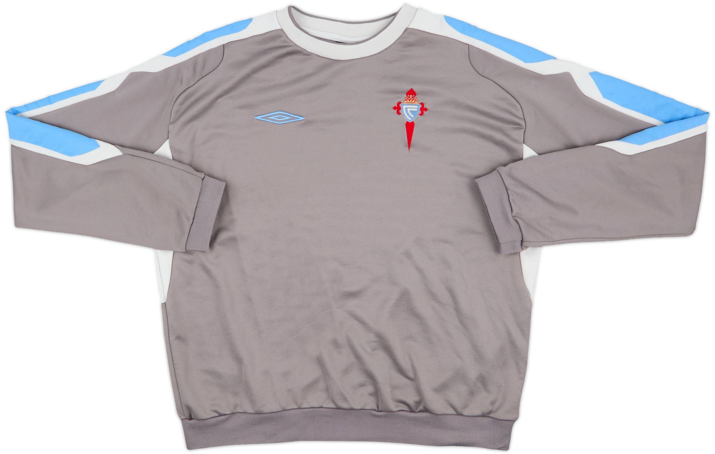2007-08 Celta Vigo Umbro Sweat Top - 8/10 - (XXL)