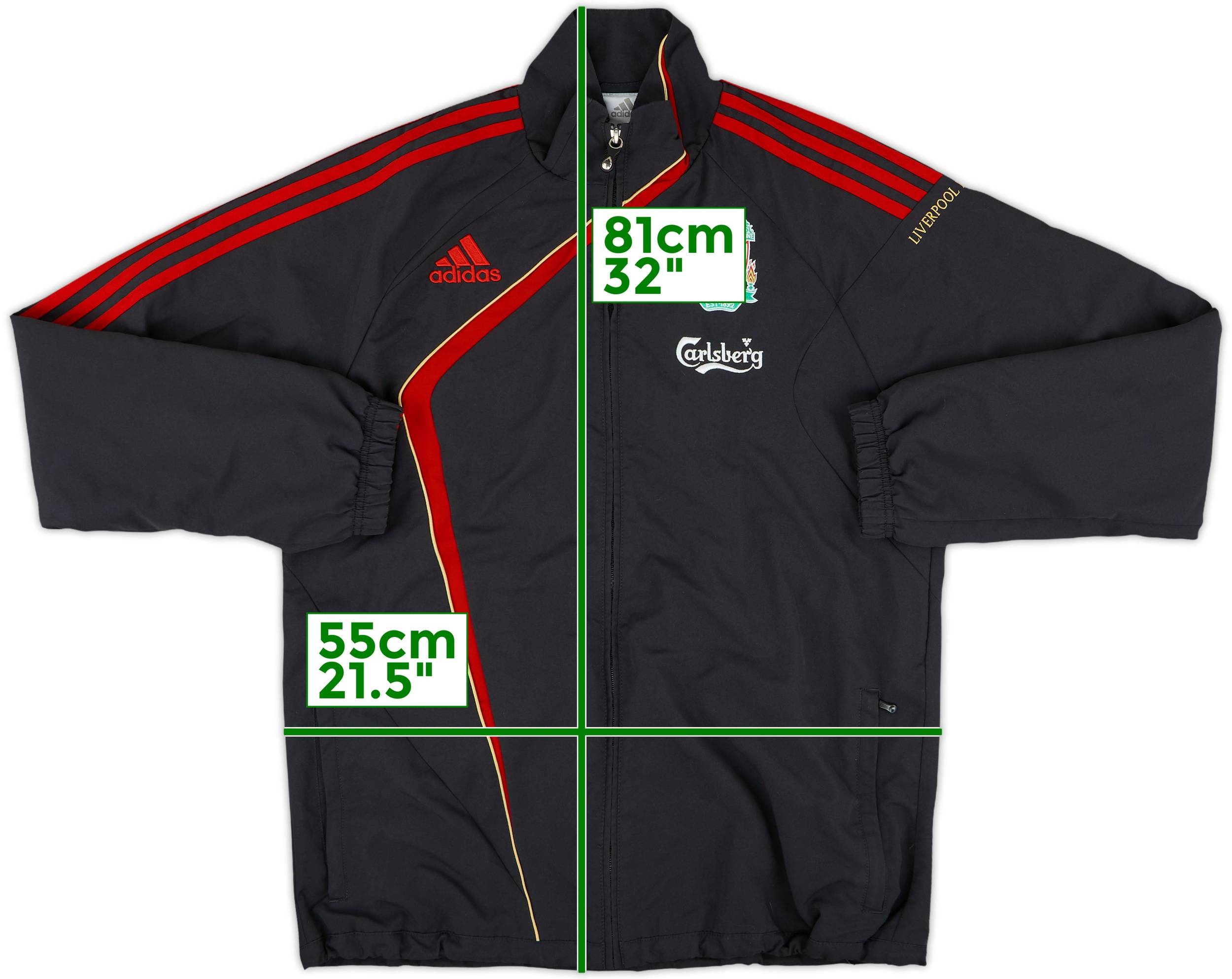 2009-10 Liverpool adidas Track Jacket - 9/10 - (M)