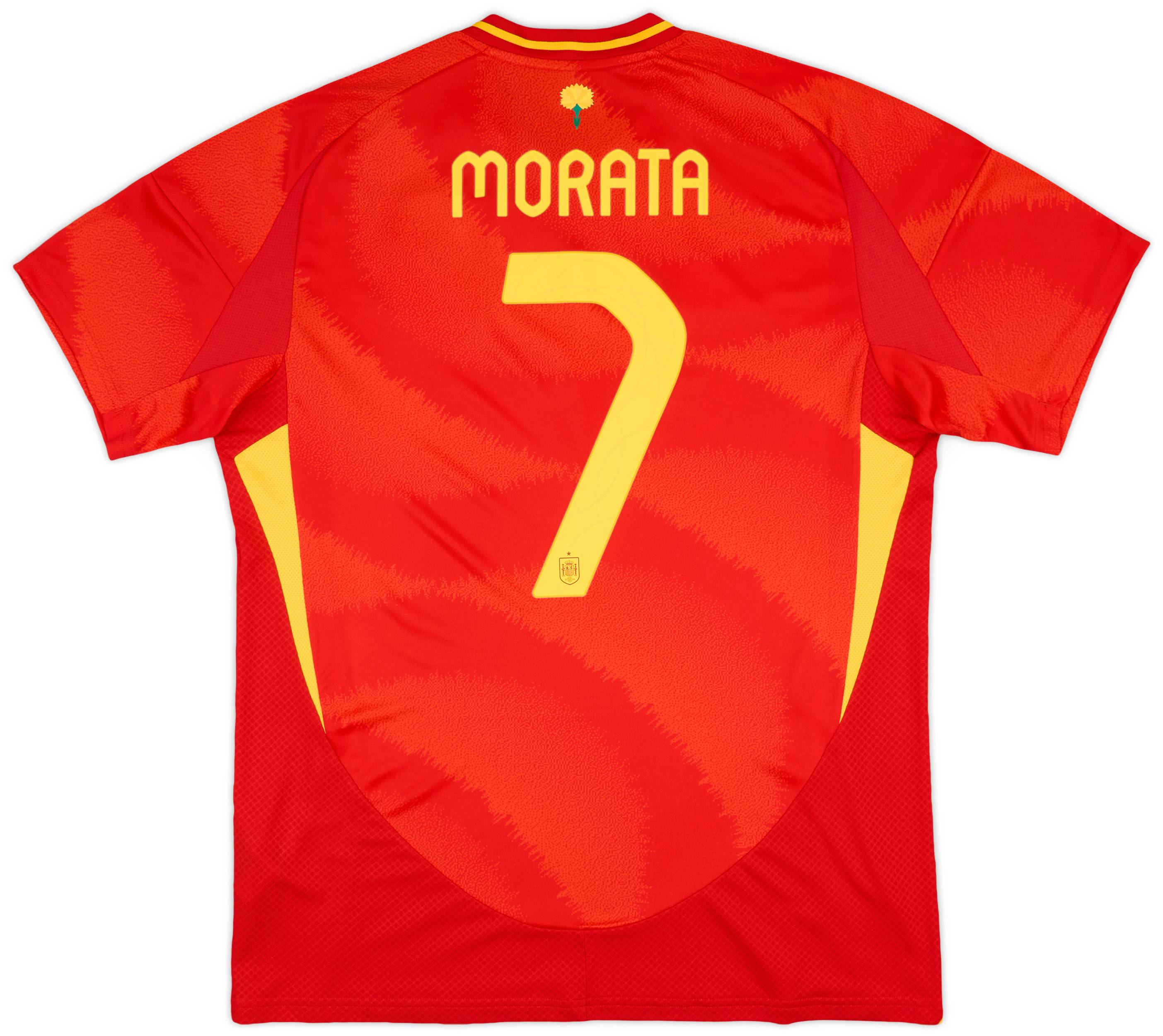 2024-25 Spain Home Shirt Morata #7