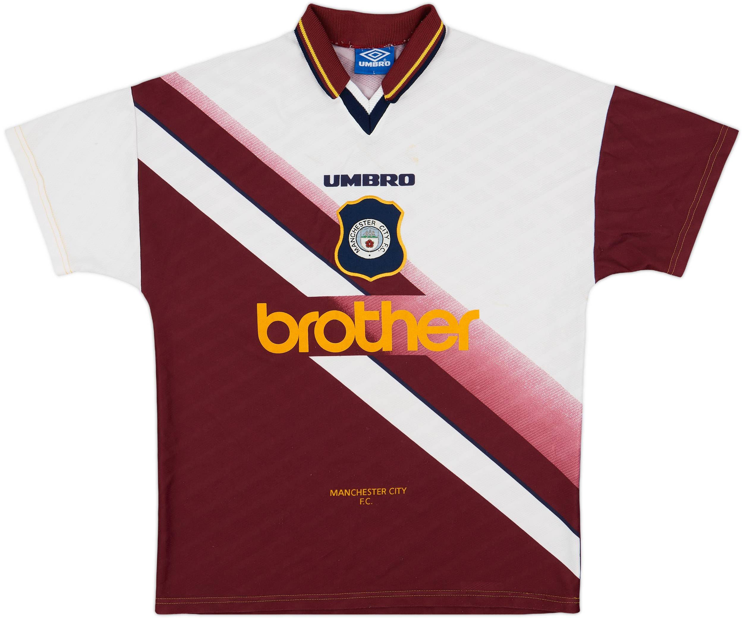 1996-97 Manchester City Away Shirt - 8/10 - (L)