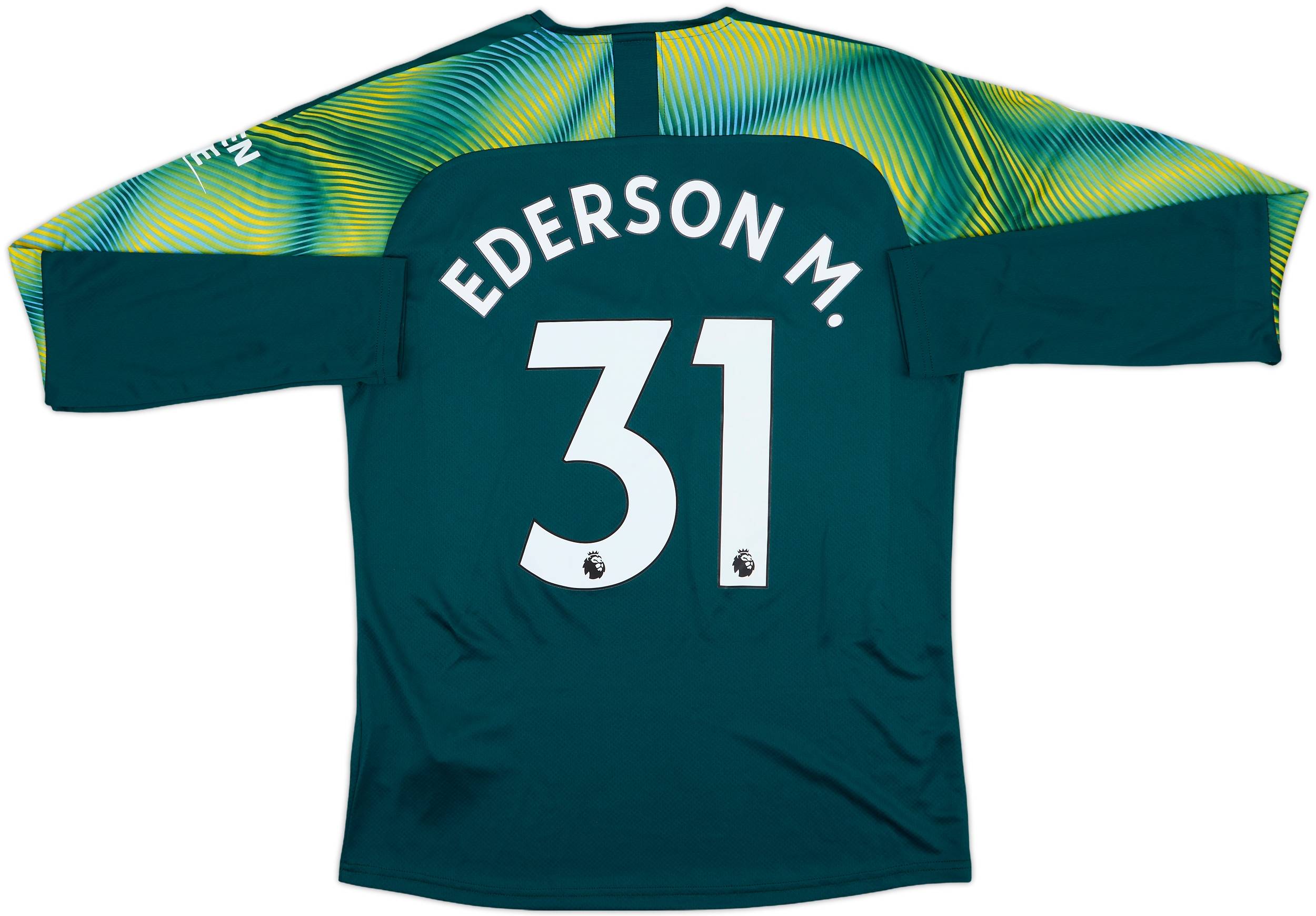 2019-20 Manchester City GK Shirt Ederson M. #31 (L)