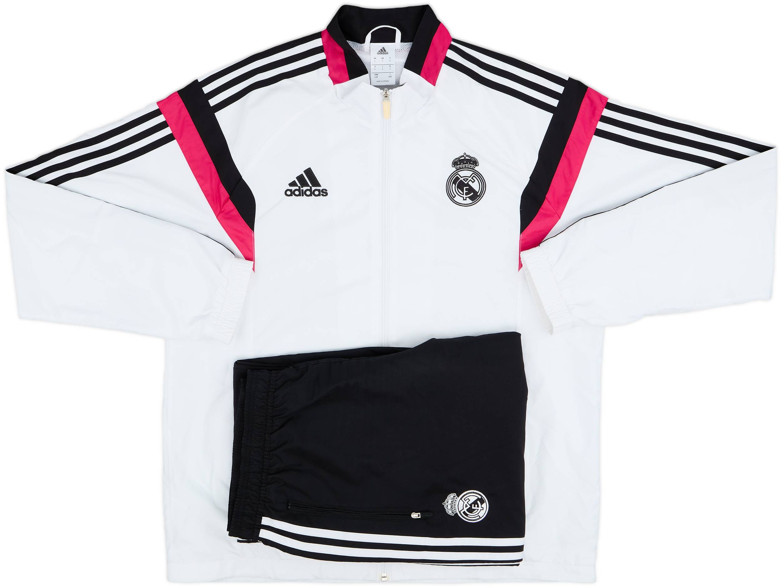 2014-15 Real Madrid adidas Tracksuit - 9/10 - (L)