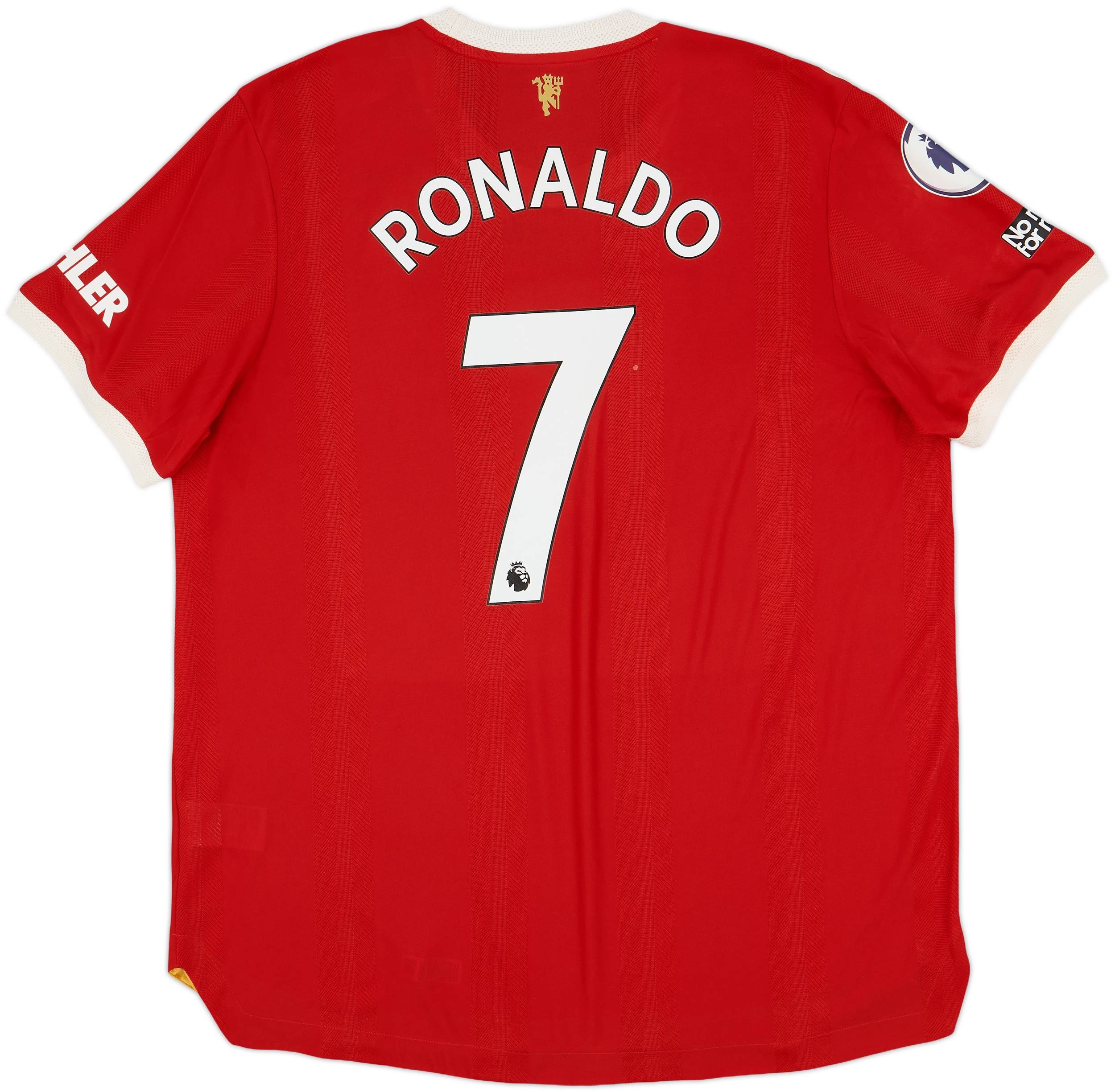 2021-22 Manchester United Authentic Home Shirt Ronaldo #7 - 4/10 - (XXL)