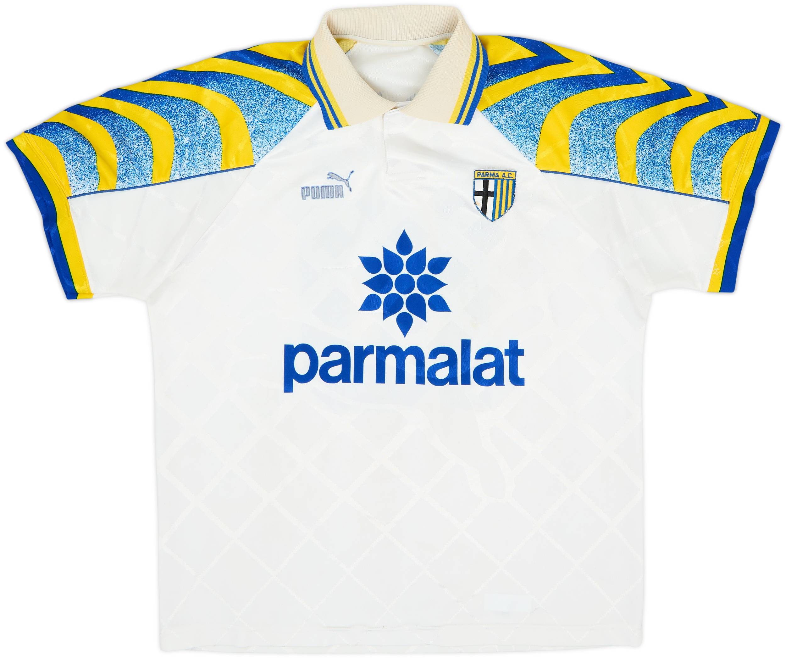 1995-97 Parma Home Shirt Zola #10 - 6/10 - (L)
