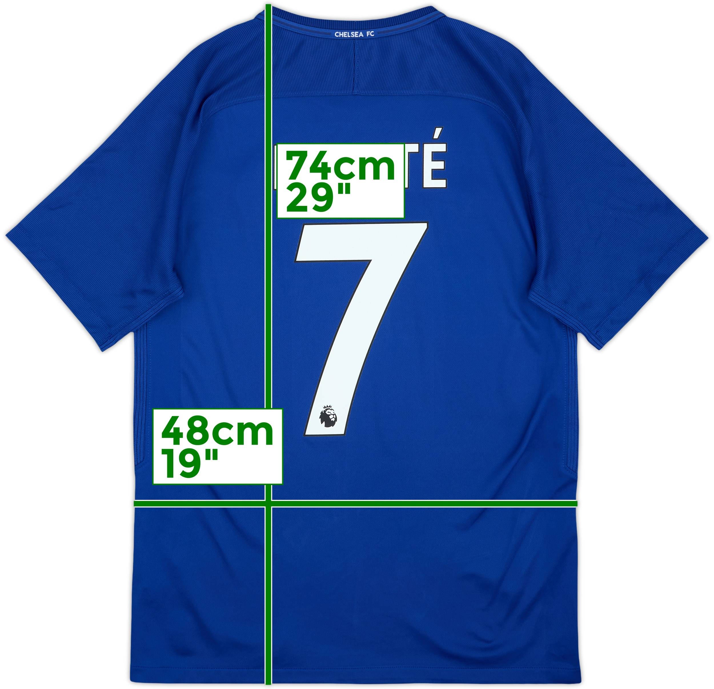 2017-18 Chelsea Home Shirt Kante #7 - 8/10 - (M)