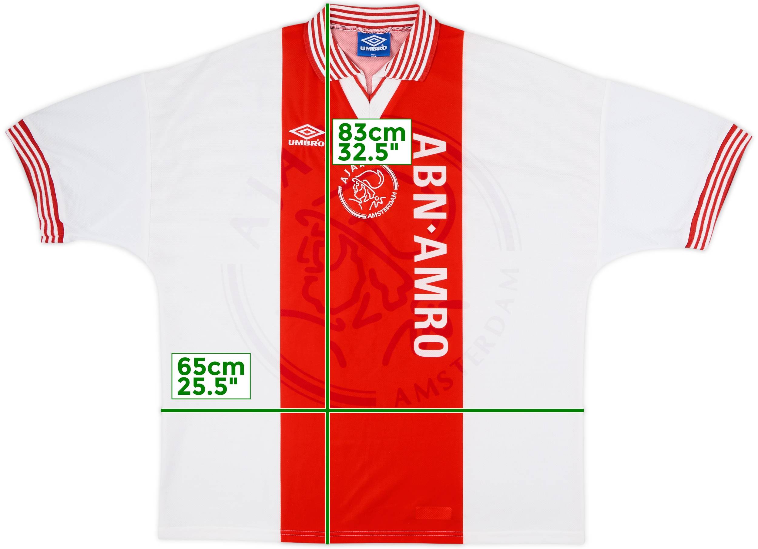 1995-96 Ajax Home Shirt - 10/10 - (XXL)