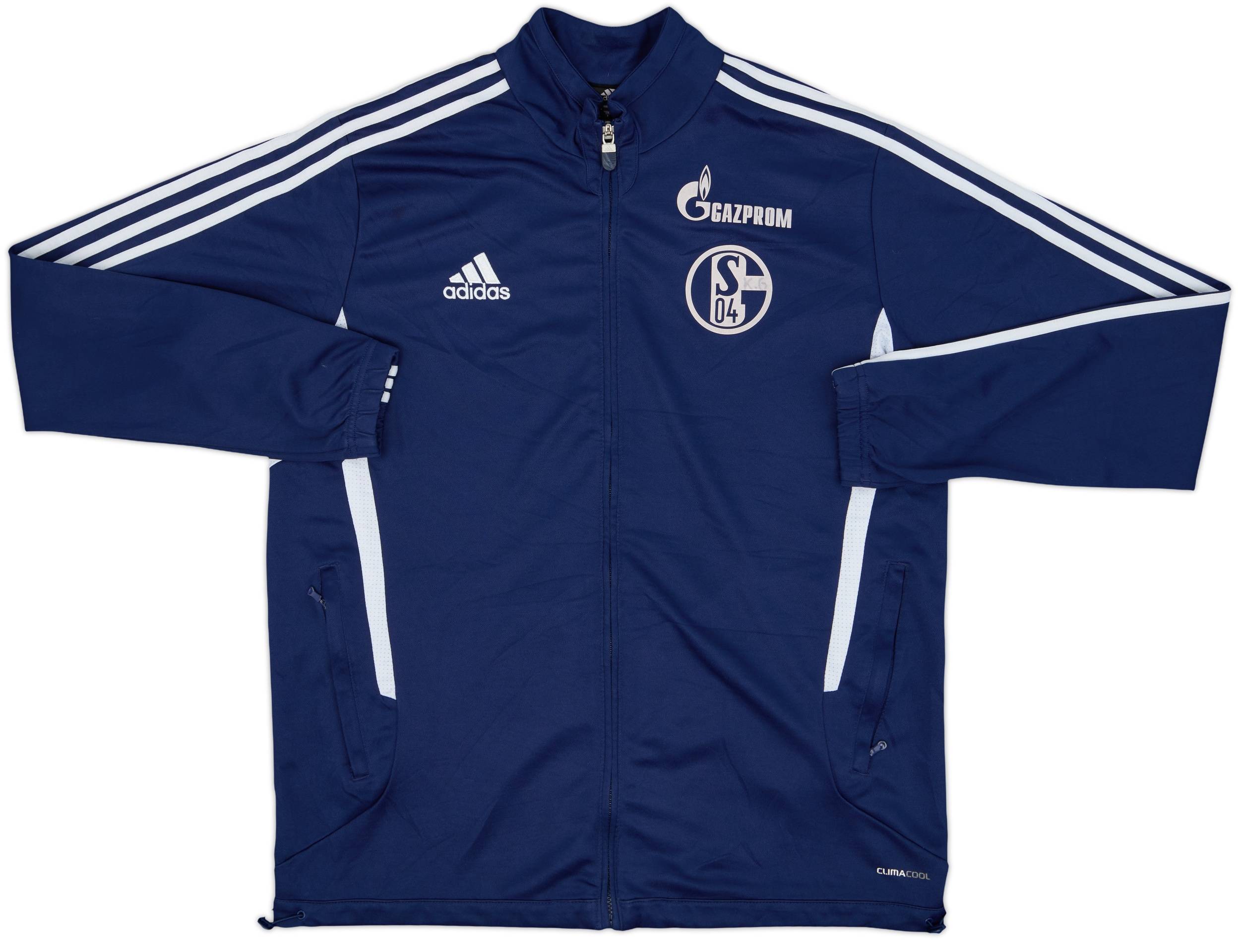 2011-12 Schalke adidas Track Jacket - 5/10 - (L)