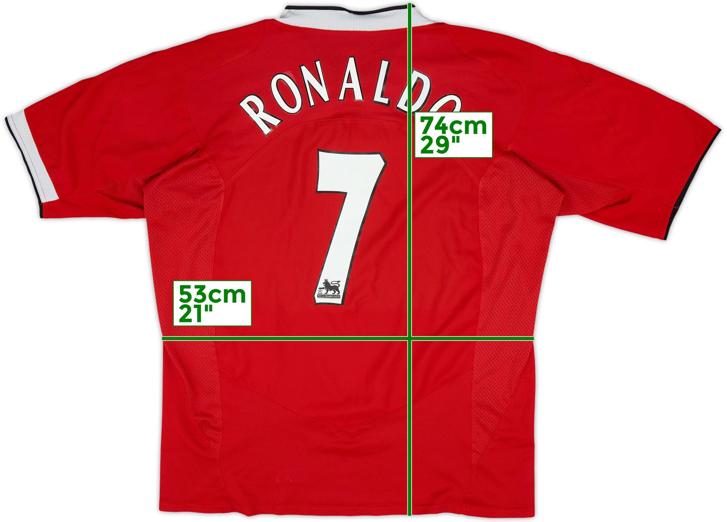 2004-06 Manchester United Home Shirt Ronaldo #7 - 7/10 - (L)