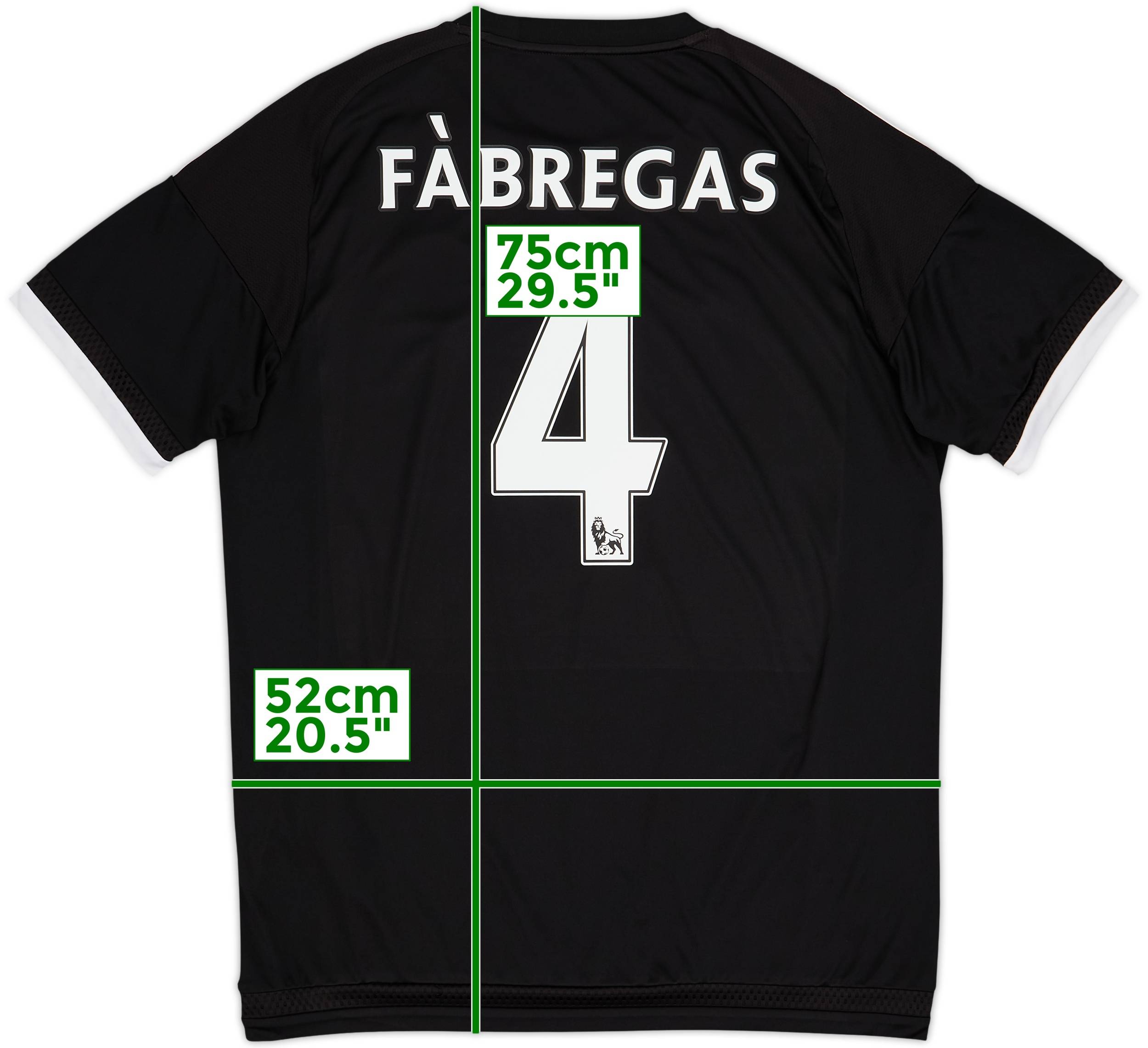 2015-16 Chelsea Third Shirt Fabregas #4 - 7/10 - (L)
