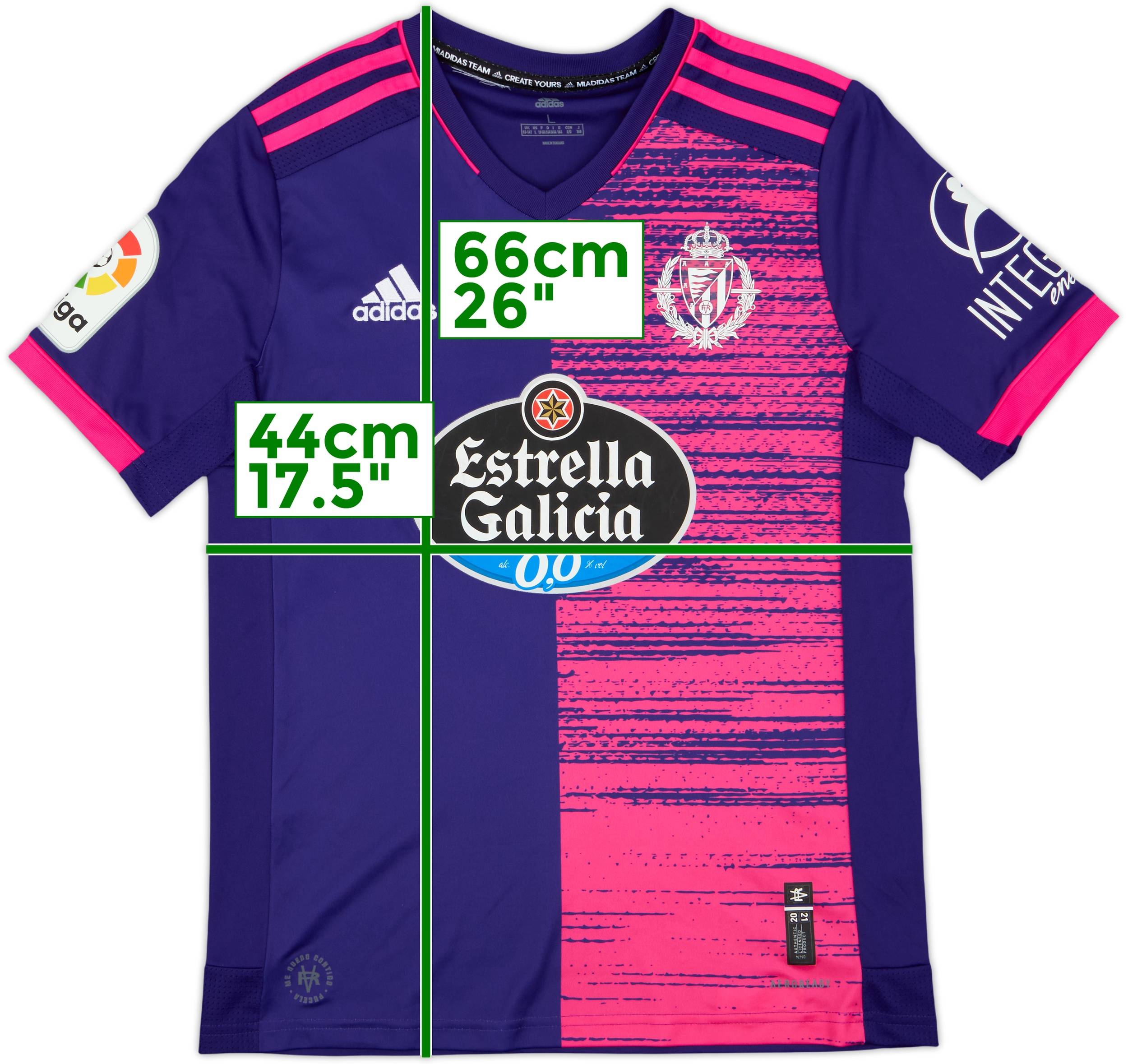 2020-21 Real Valladolid Away Shirt - 8/10 - (L.Boys)