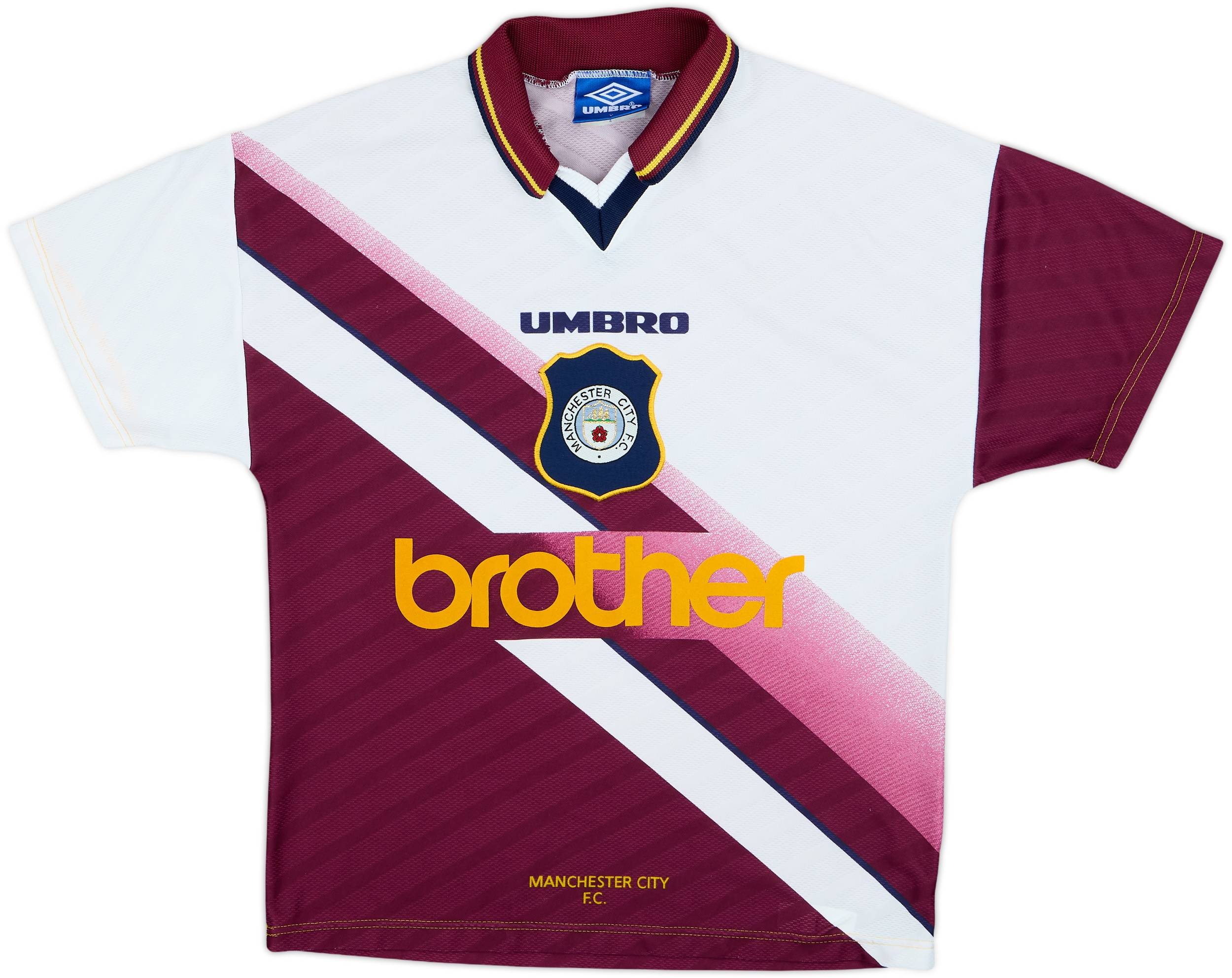 1996-97 Manchester City Away Shirt - 8/10 - (Y)