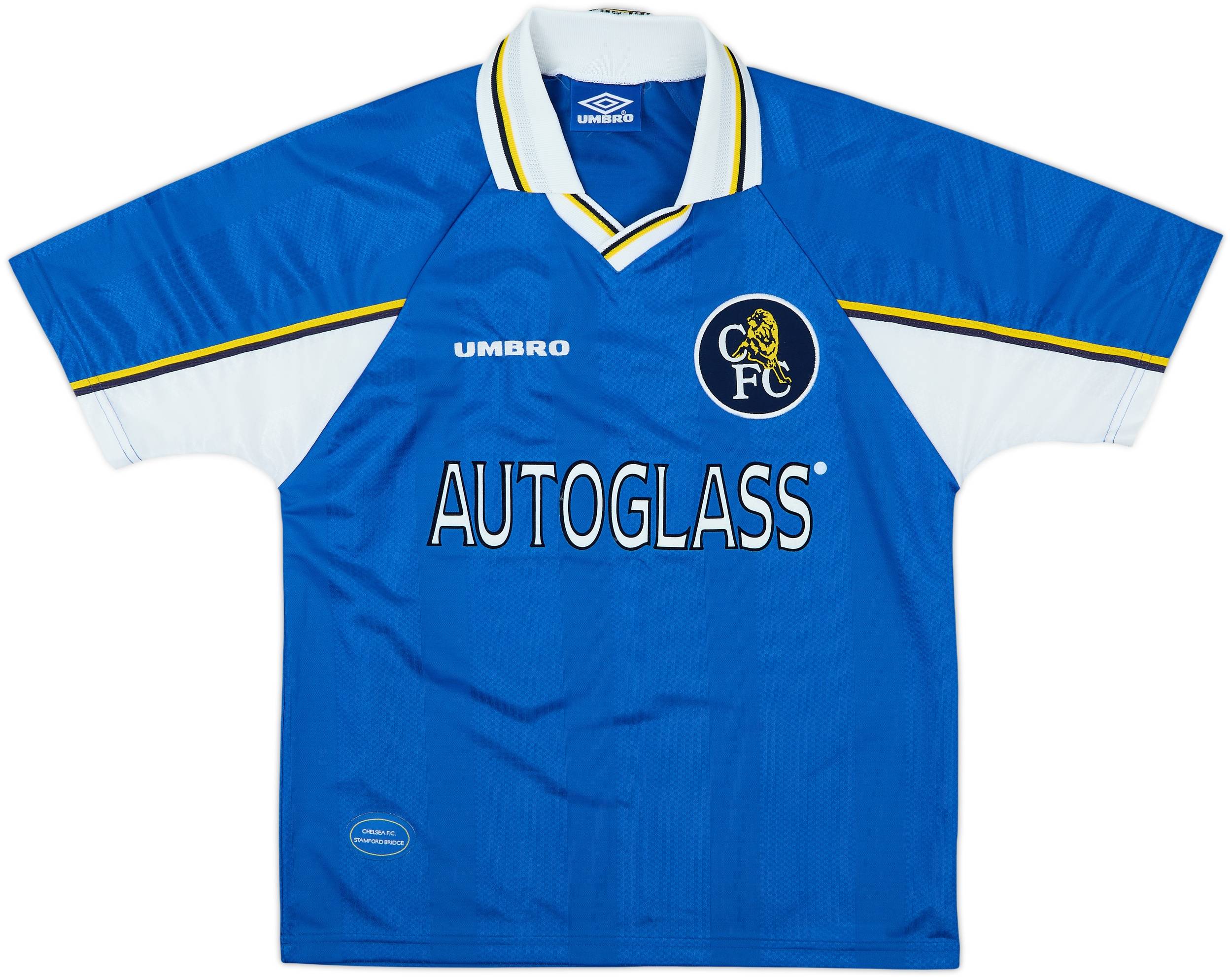 1997-99 Chelsea Home Shirt Zola #25 - 10/10 - (Y)