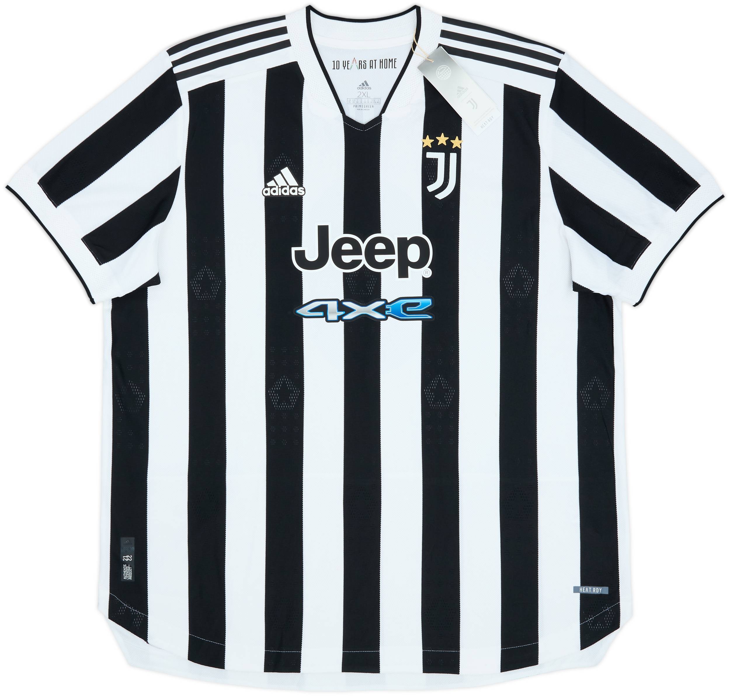 2021-22 Juventus Authentic Home Shirt Vlahovic #9 (XXL)