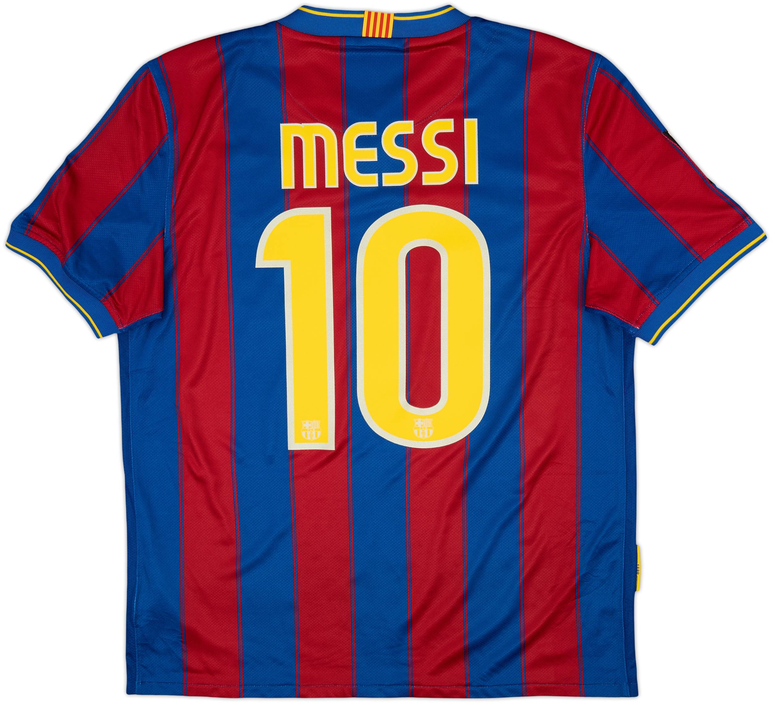 2009-10 Barcelona Home Shirt Messi #10 - 7/10 - (M)