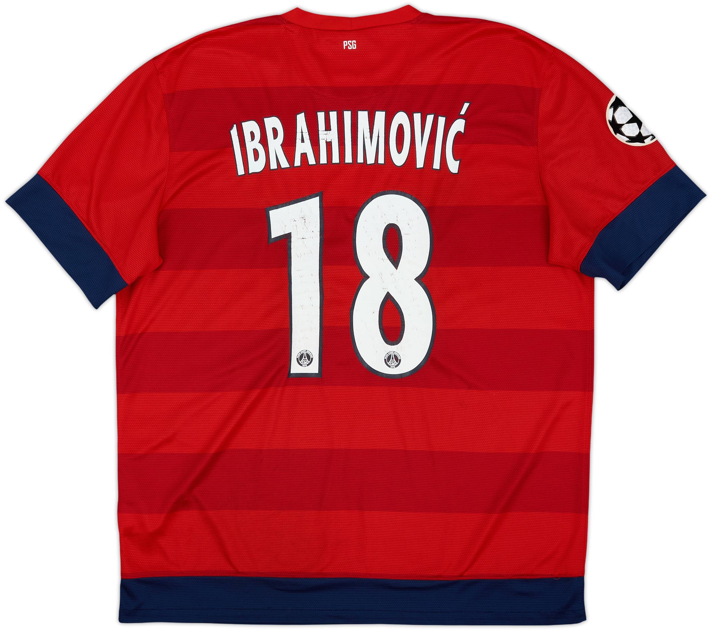2012-13 Paris Saint-Germain Away Shirt Ibrahimovic #18 - 5/10 - (XL)