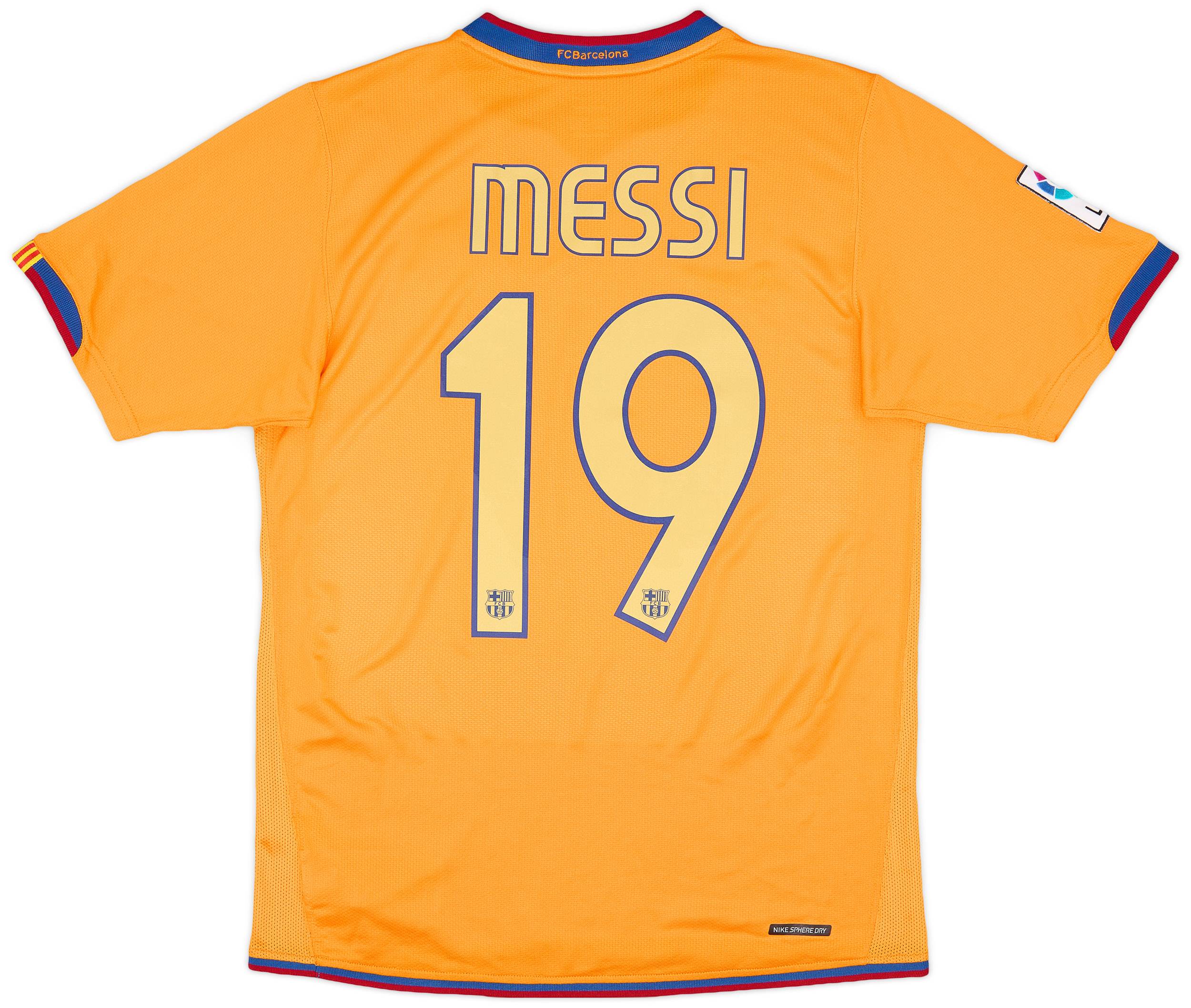 2006-08 Barcelona Away Shirt Messi #19 - 8/10 - (S)