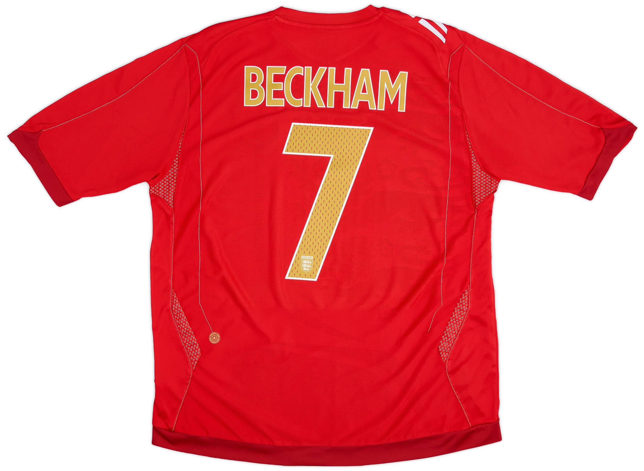 Beckham England 2004 England 06 Shirt 2004-06 England Away Shirt