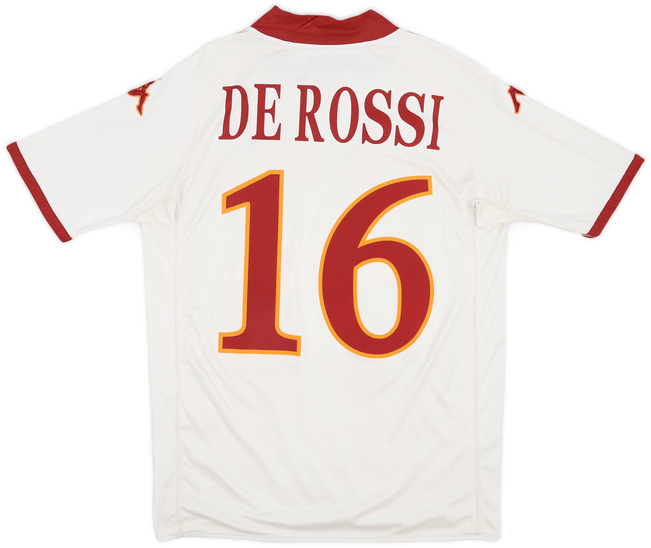 2009-10 Roma Away Shirt De Rossi #16 - 6/10 - (M)