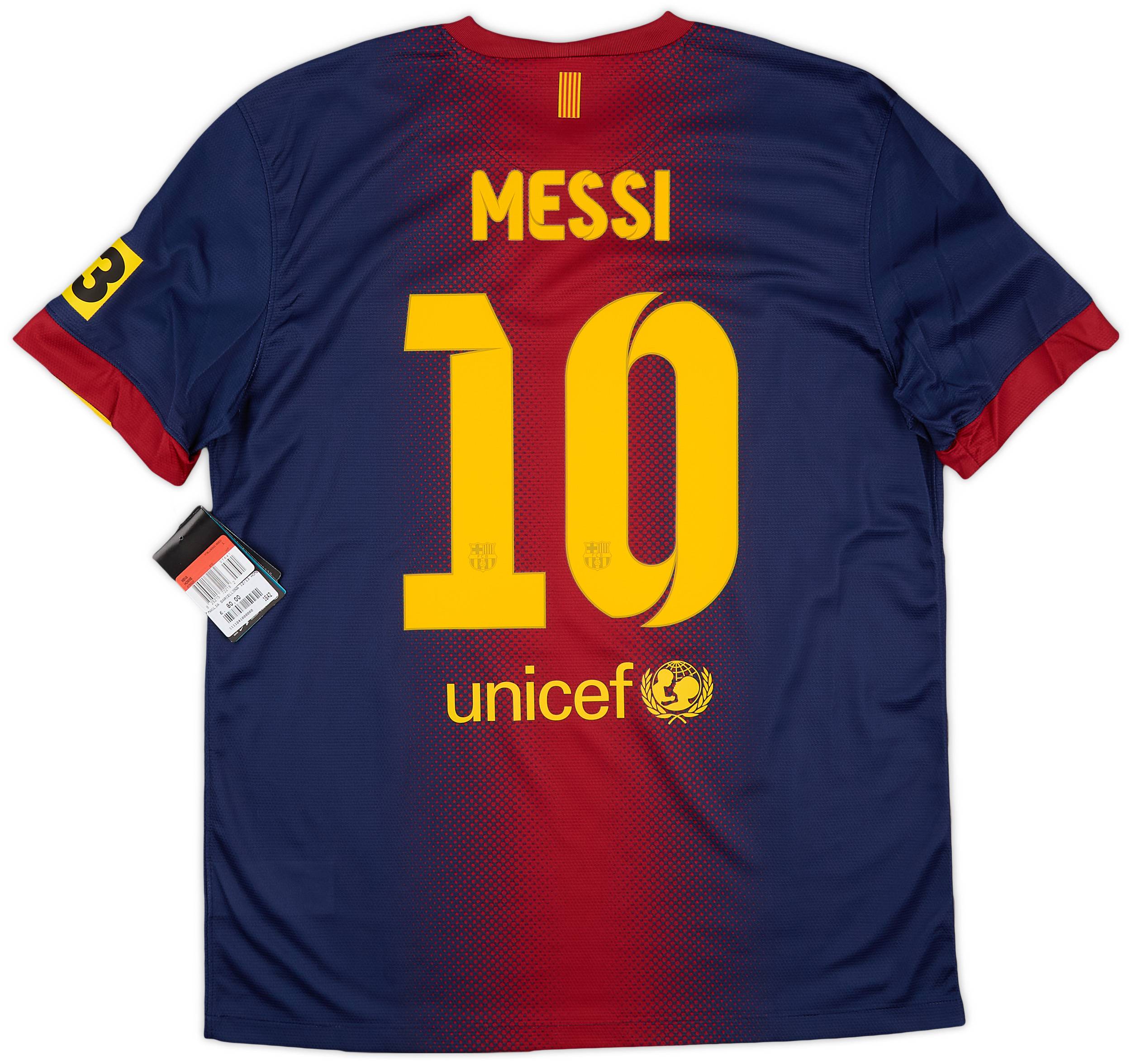 2012-13 Barcelona Home Shirt Messi #10 (L)