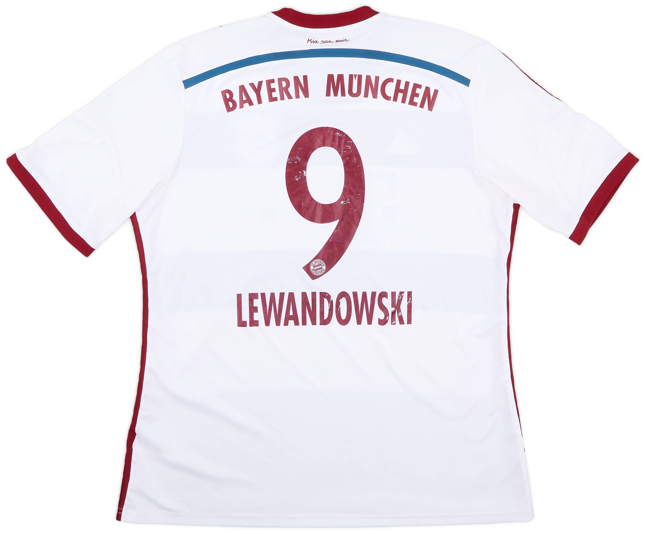 2014-15 Bayern Munich Away Shirt Lewandowski #9 - 5/10 - (XL)