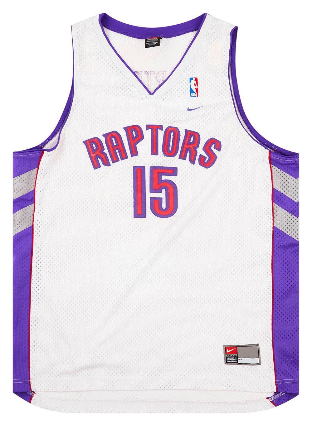2000 04 Toronto Raptors Carter 15 Nike Swingman Jersey Home XXL