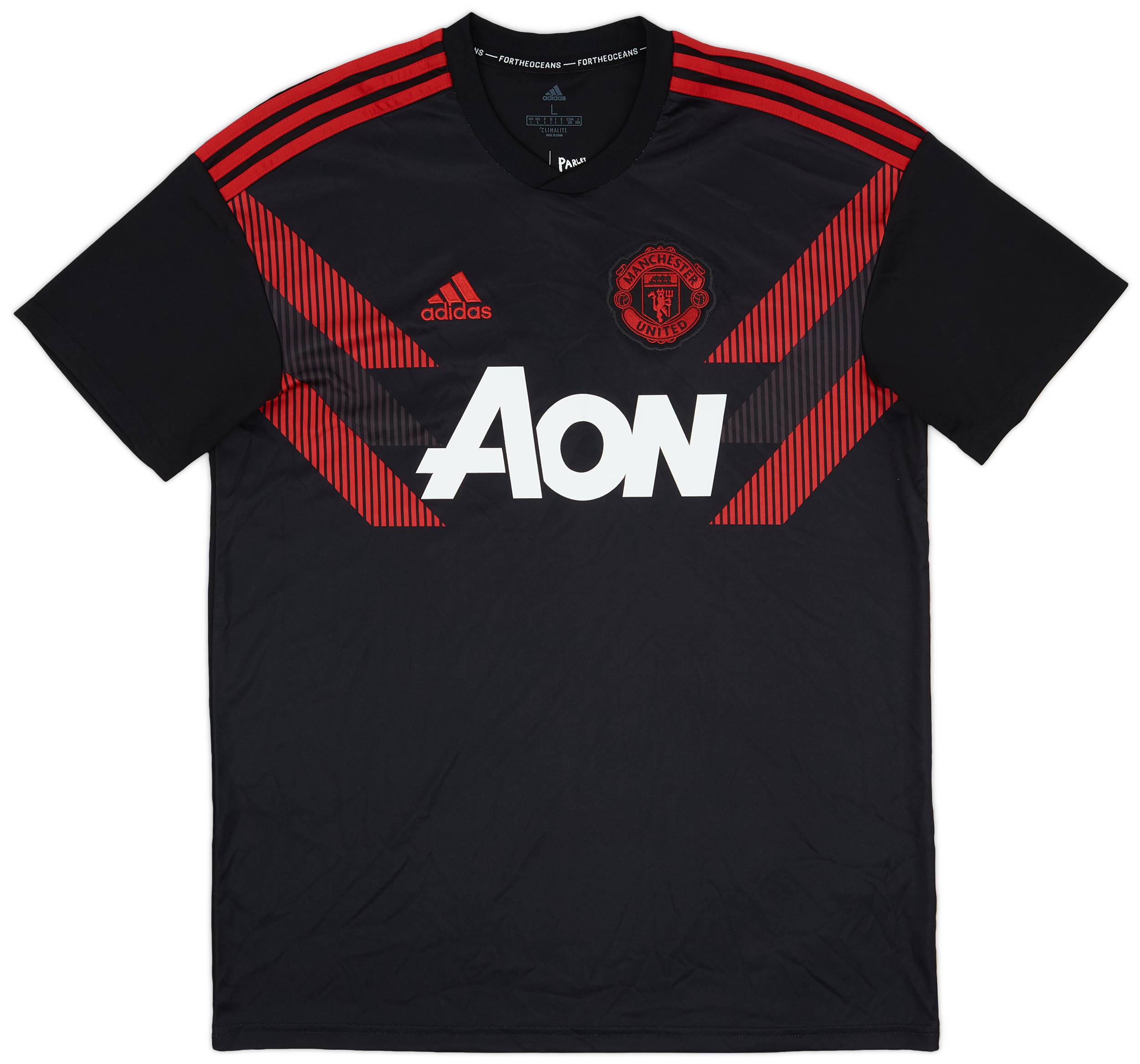 2018 19 Manchester United adidas Pre Match Training Shirt 9 10 L