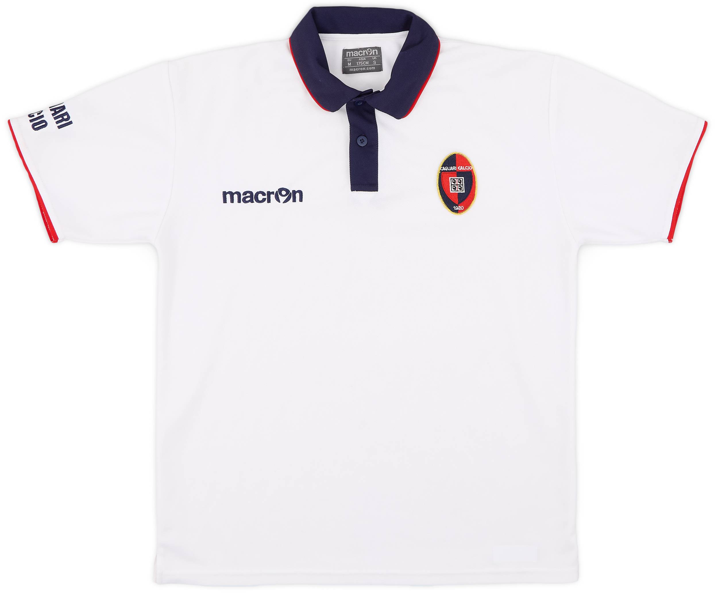 2009-10 Cagliari Macron Polo Shirt - 8/10 - (S)