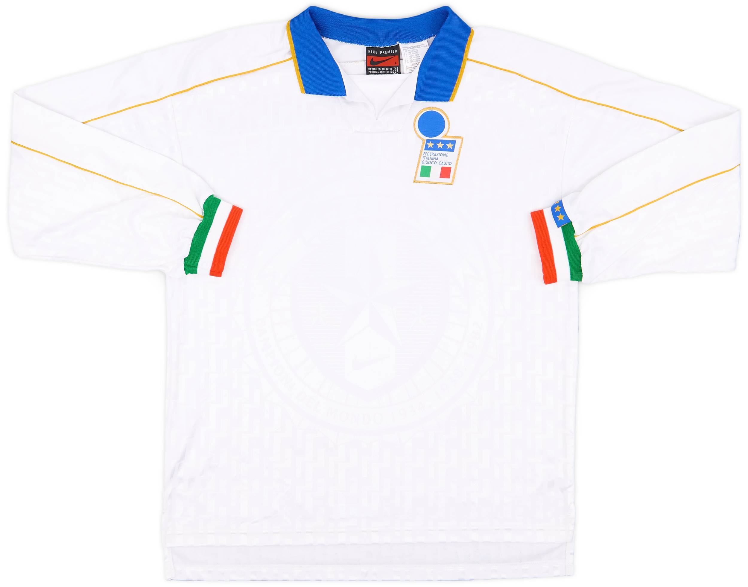 1994-96 Italy Match Issue Away L/S Shirt #17