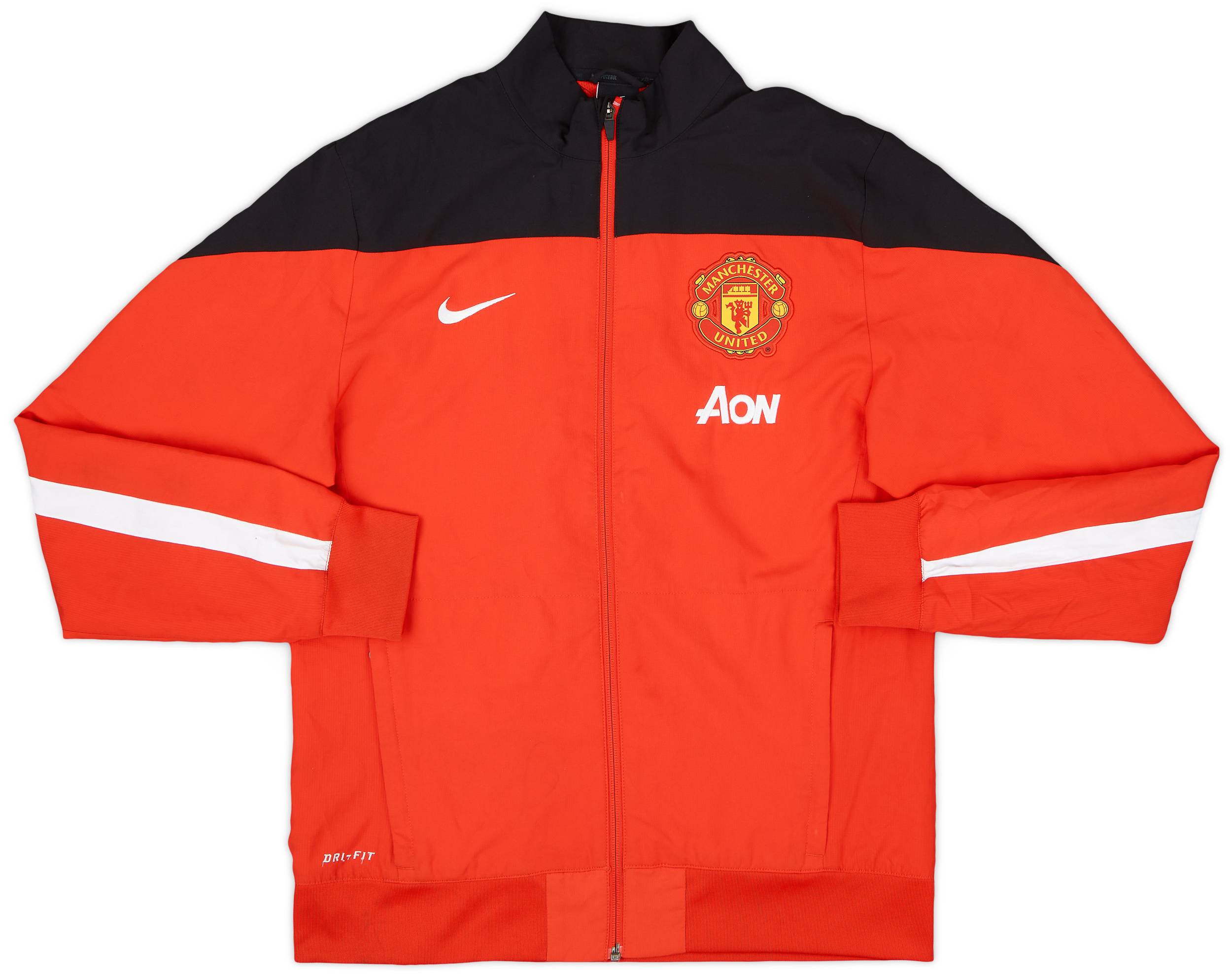 Nike Manchester United ウィンドブレーカー 2013-14 Manchester United Nike Track Jacket - 7/10 - (M)
