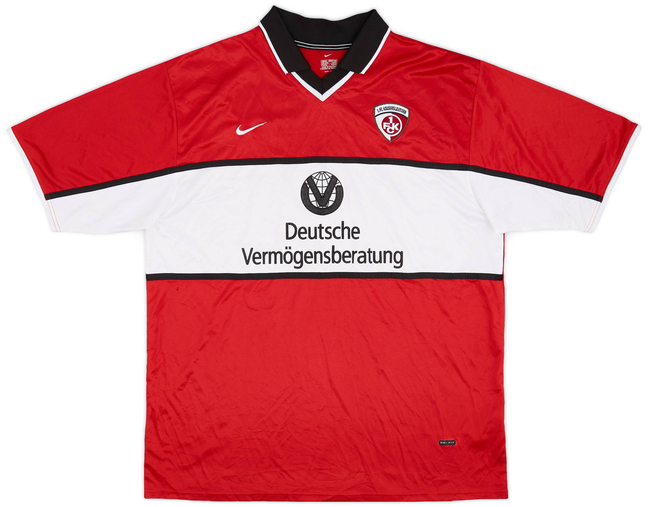2001-02 Kaiserslautern Home Shirt - 6/10 - (XL)